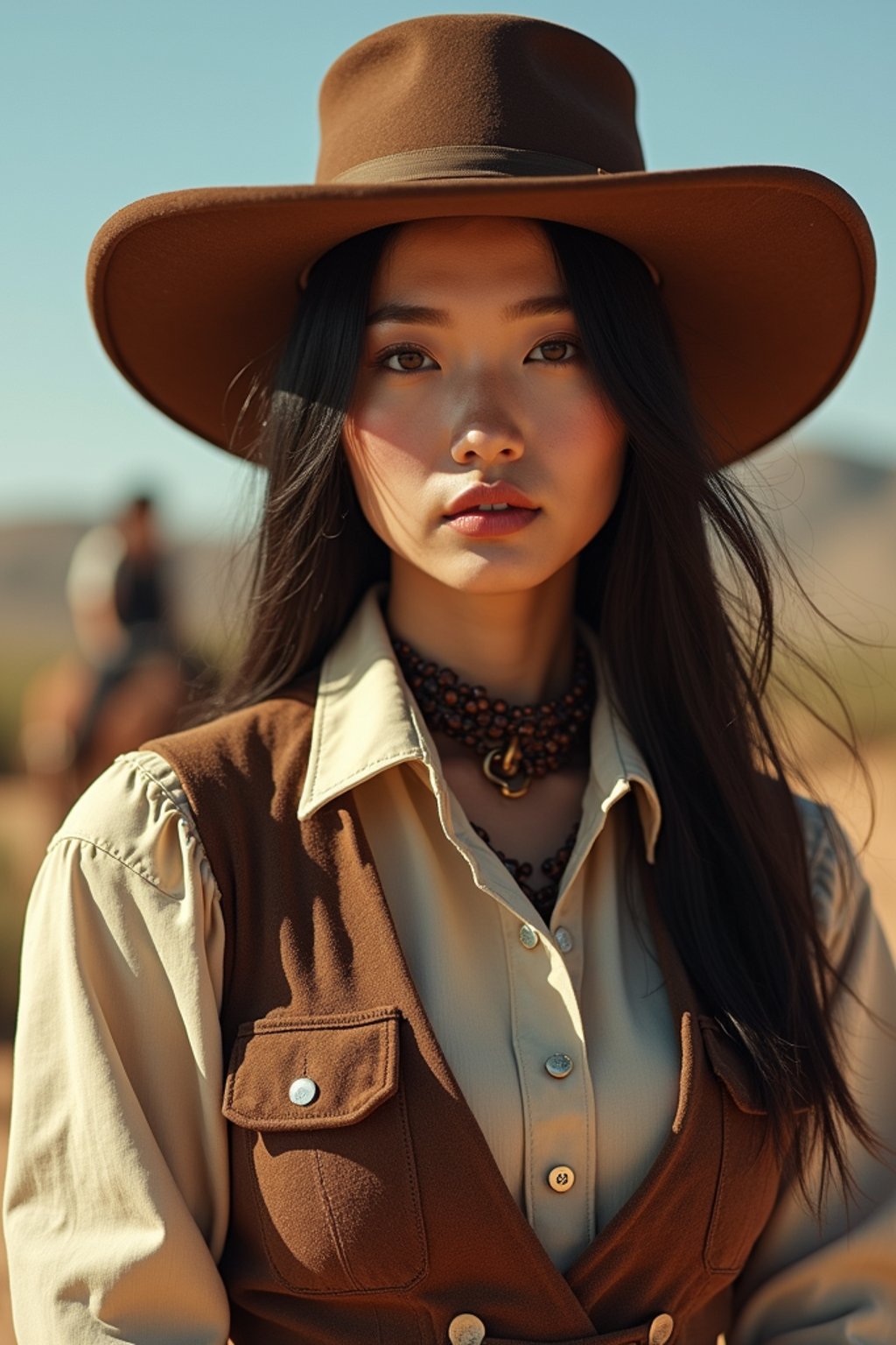 woman as Cowboy in the Wild West