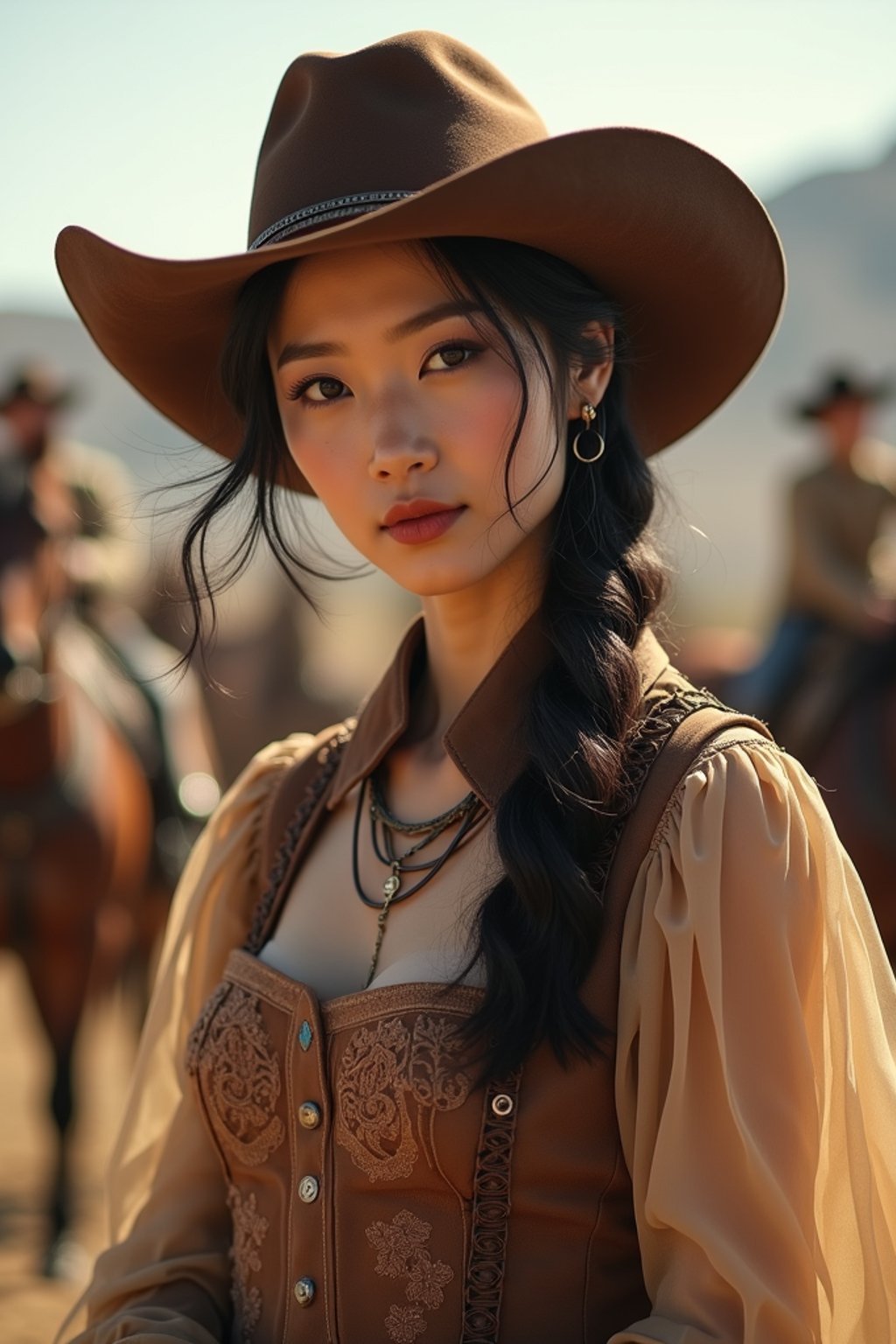 woman as Cowboy in the Wild West