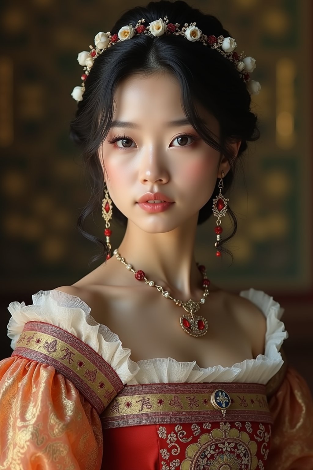 woman as 17th Century French  Queen