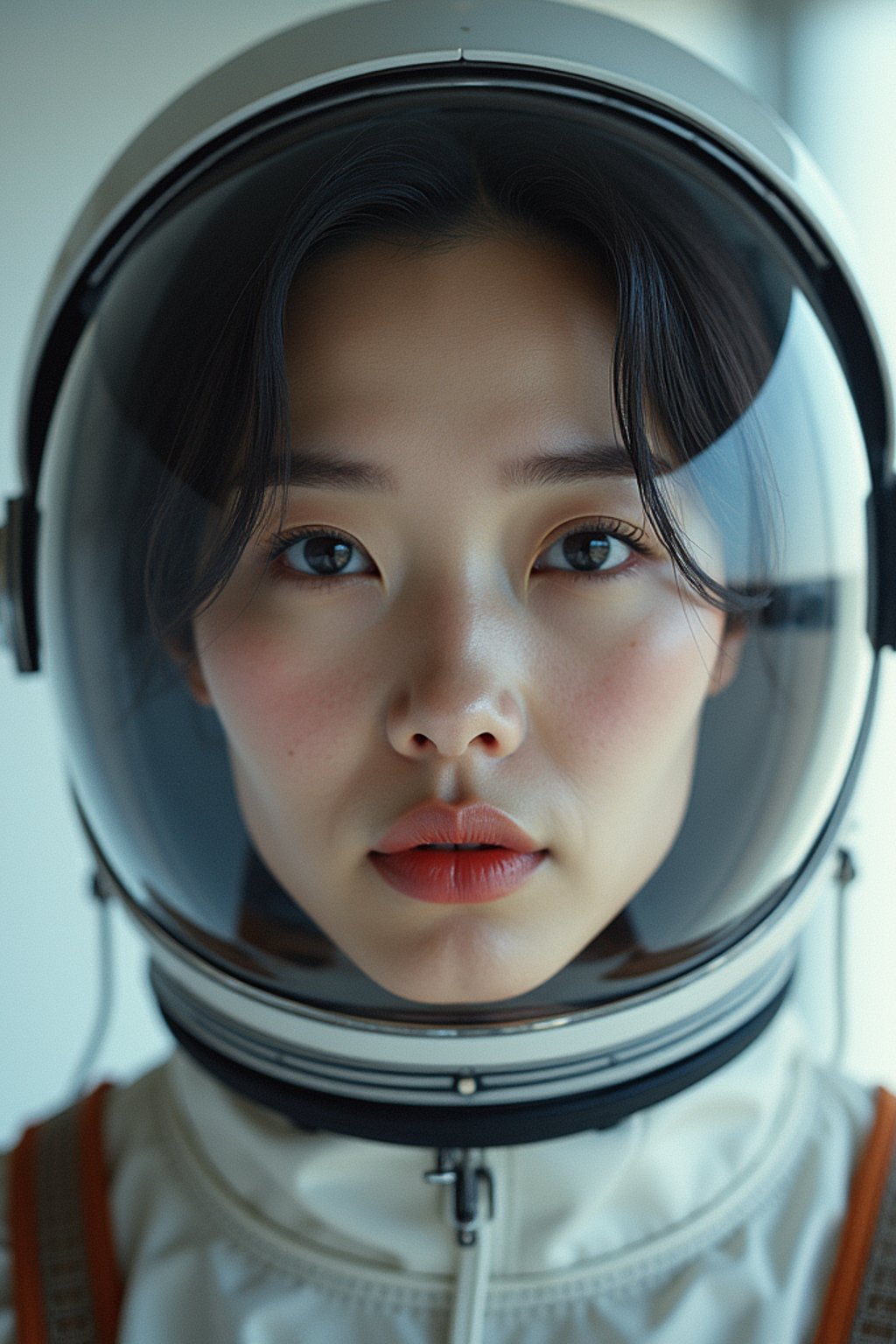 woman as NASA Astronaut in space suit