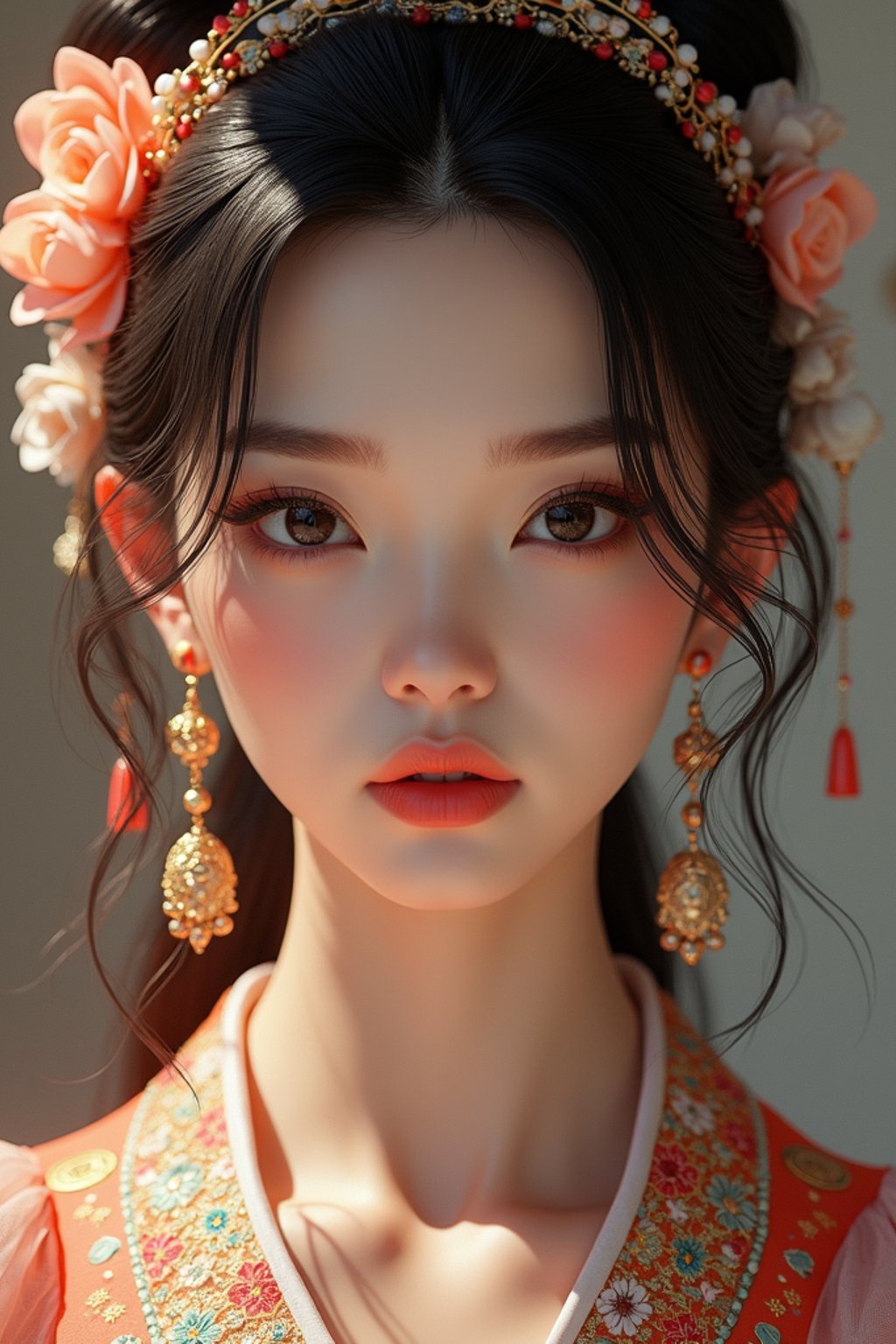 a  pin up as a beautiful fashion charming dreamlike woman with lv jewelry, character art, art by artgerm lau and wlop and and ilya kuvshinov and john singer sargent, hyperdetailed, 8 k realistic, symmetrical, frostbite 3 engine, cryengine, dof, trending on artstation, digital art