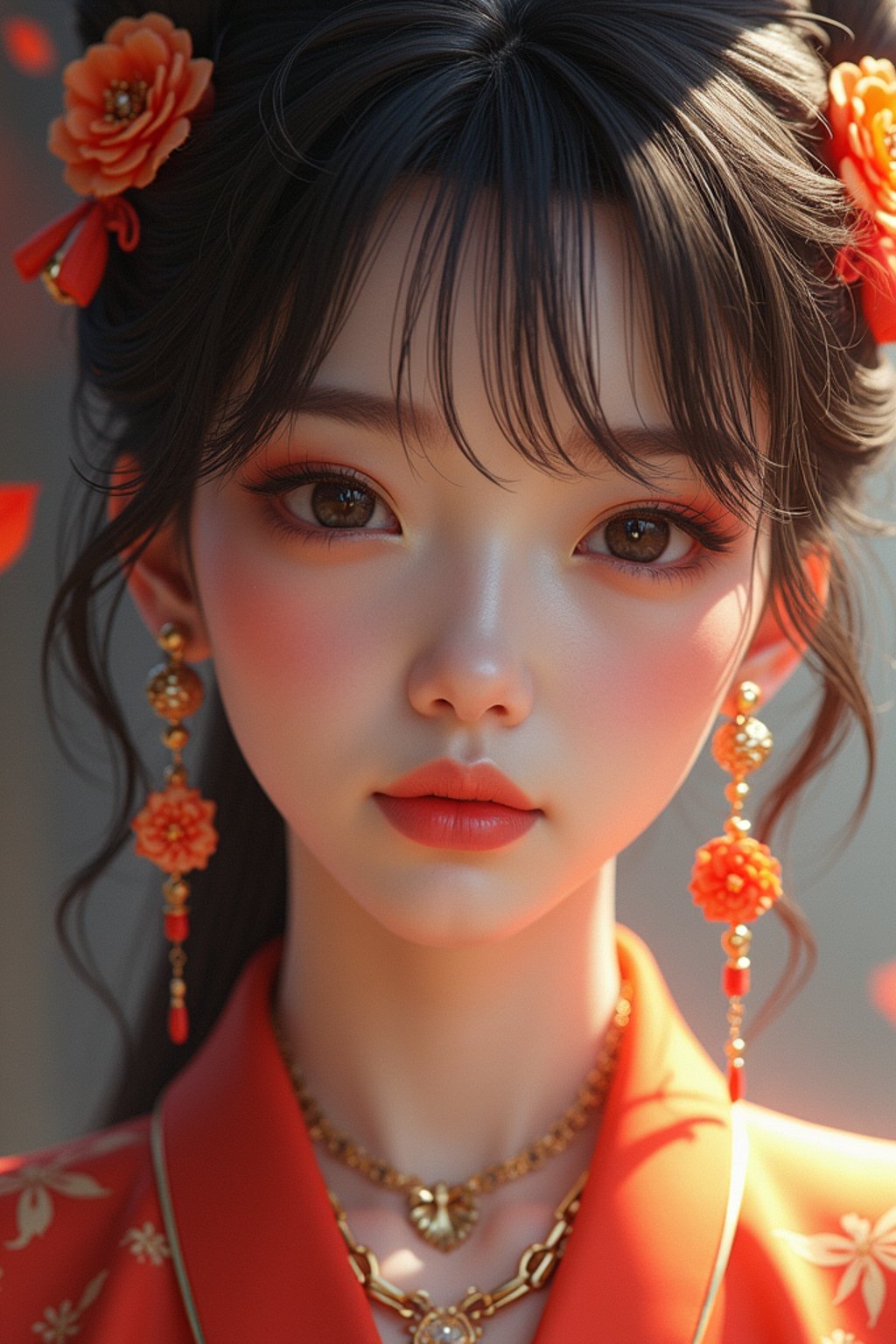 a beautiful fashion charming dreamlike woman with lv jewelry, character art, art by artgerm lau and wlop and and ilya kuvshinov and john singer sargent, hyperdetailed, 8 k realistic, symmetrical, frostbite 3 engine, cryengine, dof, trending on artstation, digital art