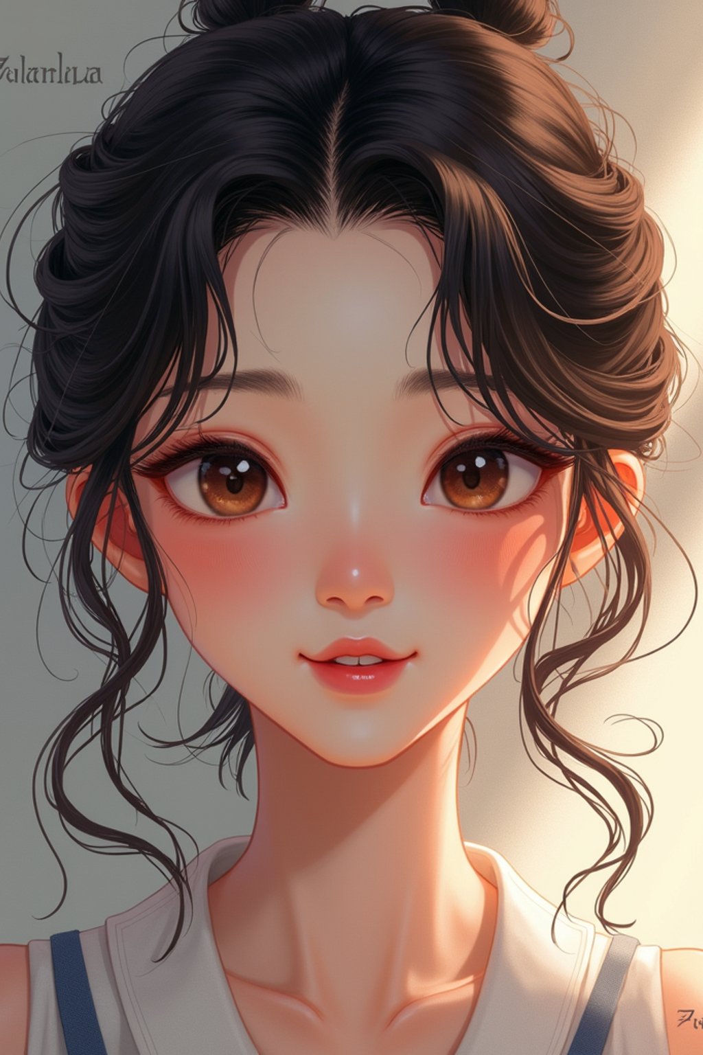 woman as concept art of a Ghibli anime illustration | | anime anime anime anime anime anime, cute - fine - face, pretty face, realistic shaded perfect face, fine details in the style of Ghibli Studios. by stanley artgerm lau, wlop, rossdraws, james jean, andrei riabovitchev, marc simonetti, and sakimichan, trending on artstation