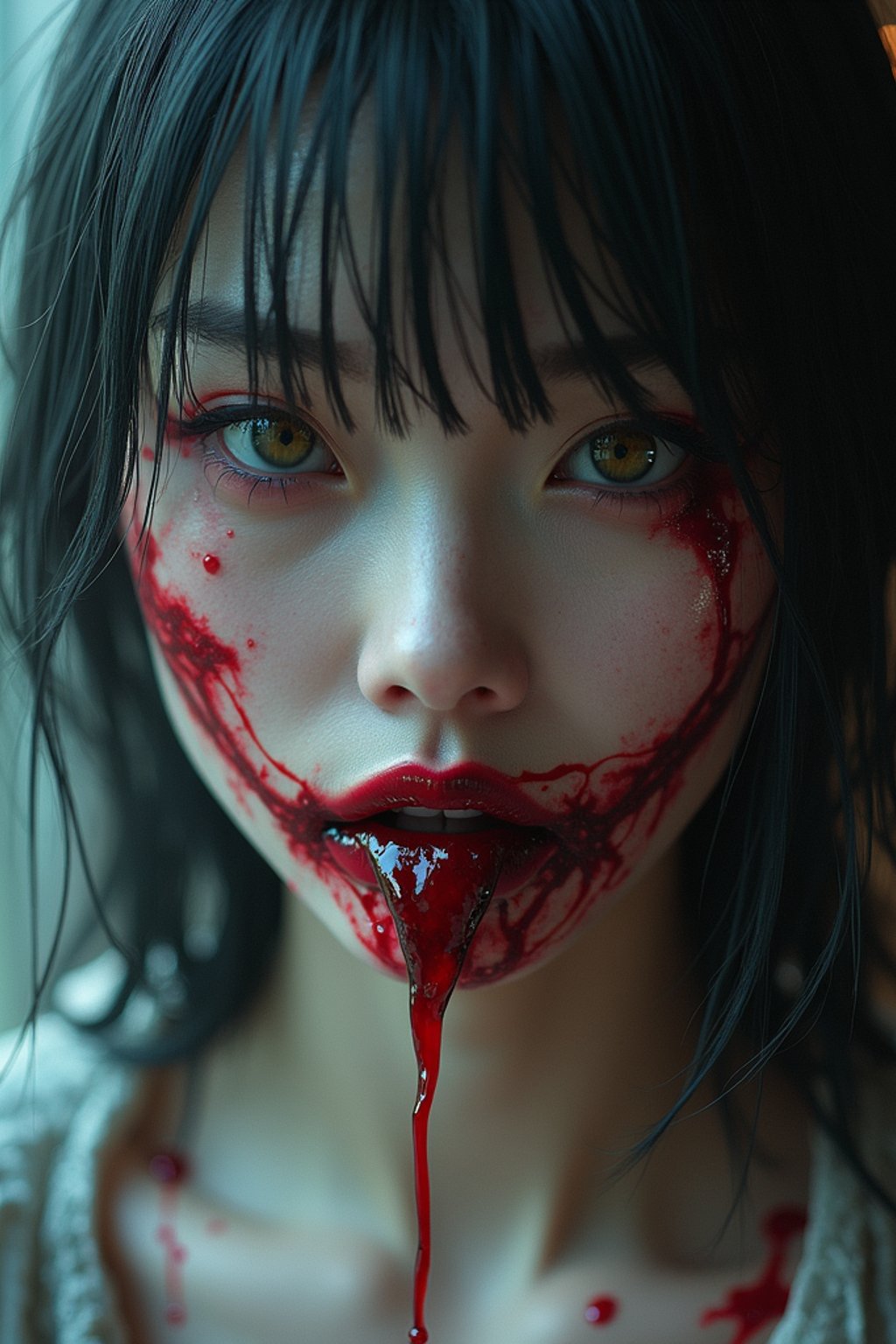 woman as a zombie, 7 days to die zombie, fine art, award winning, intricate, elegant, sharp focus, cinematic lighting, digital painting, 8 k concept art, art by guweiz and z. w. gu, masterpiece, trending on artstation, 8 k