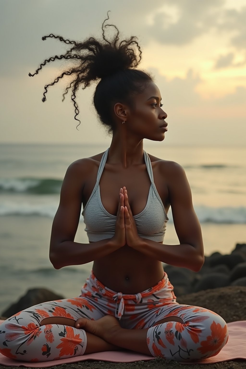 woman doing Yoga at a Yoga Retreat in Bali