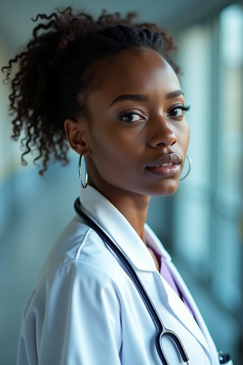 woman as a Doctor in Hospital