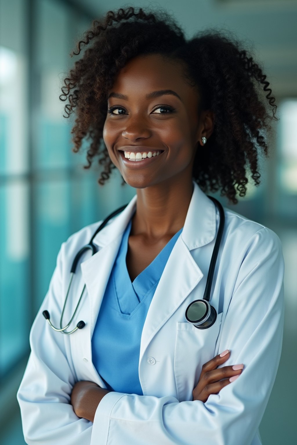 woman as a Doctor in Hospital