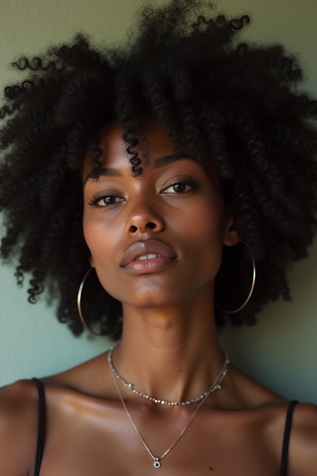 woman with black hair dyed