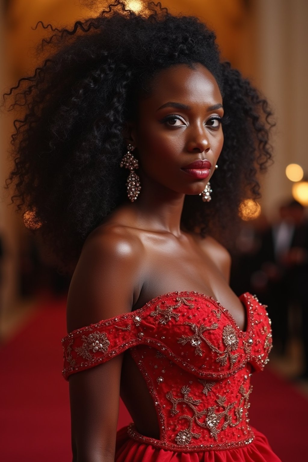 woman in  gala dress at Met Gala