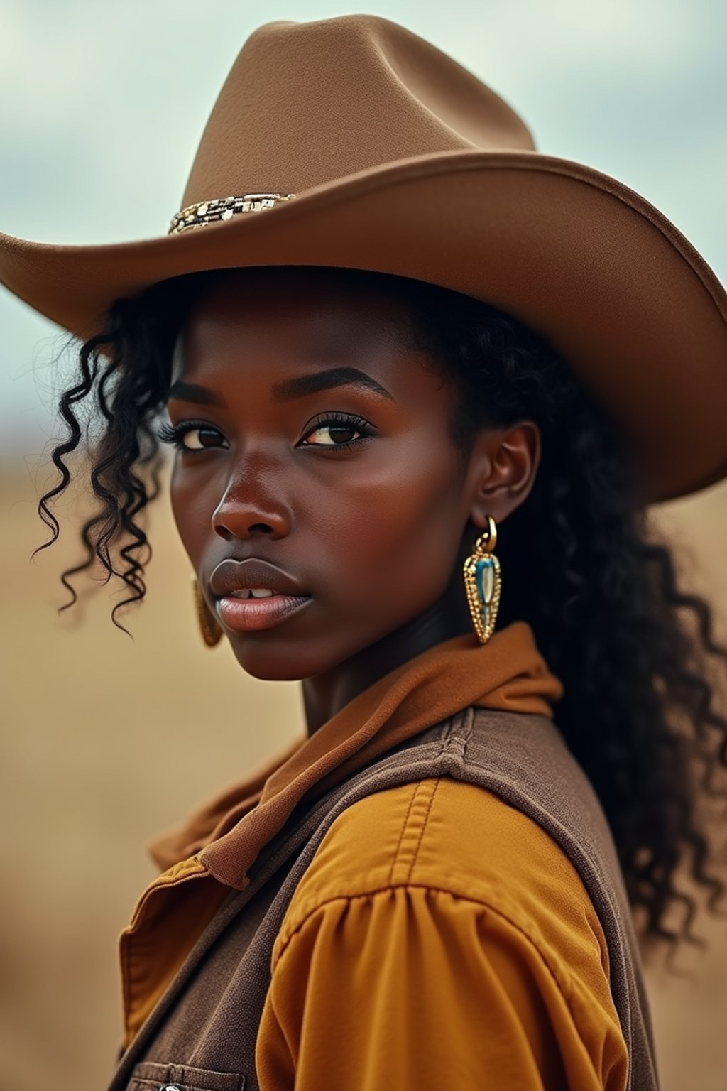 woman as Cowboy in the Wild West