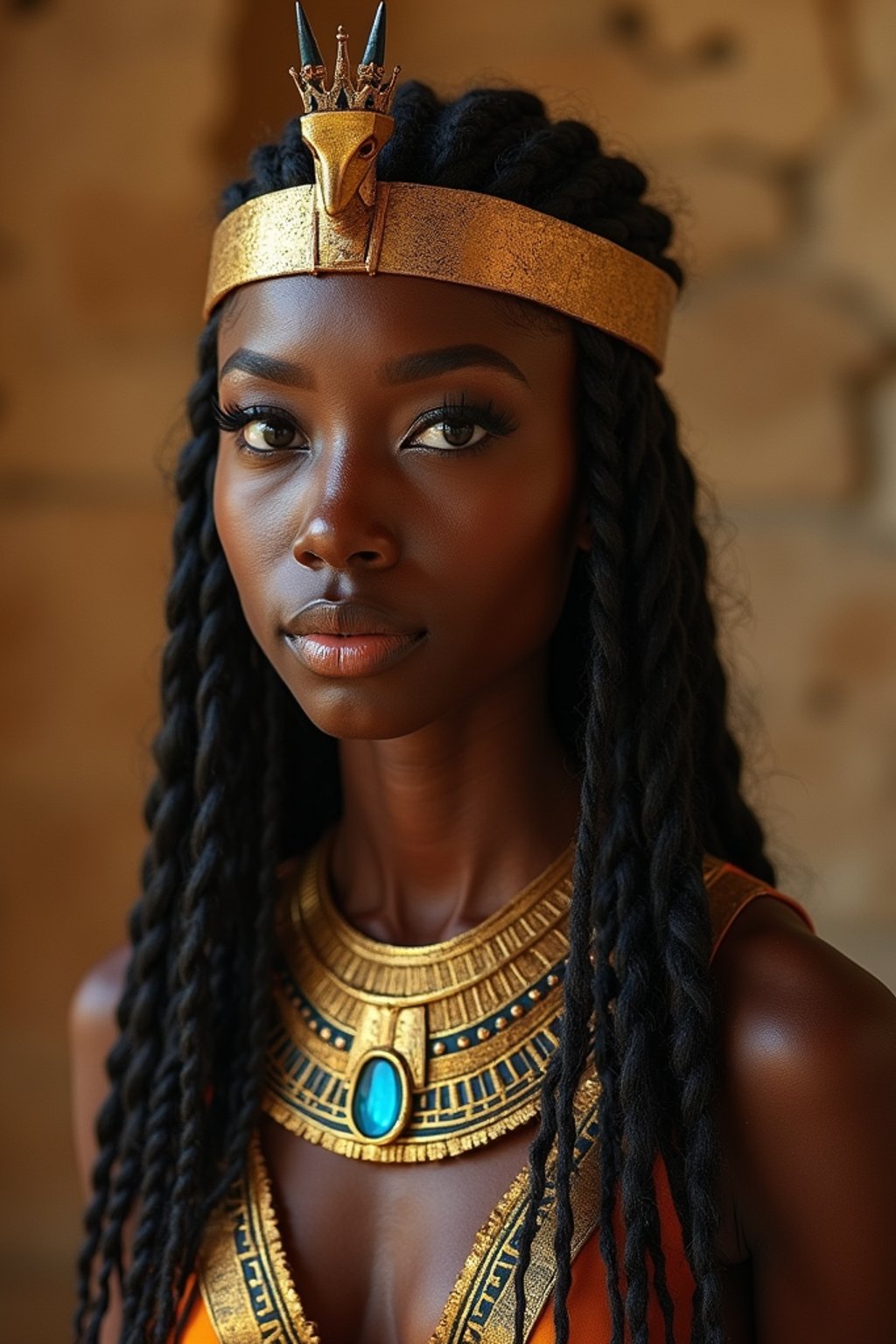 woman as Egyptian Pharaoh Emperor