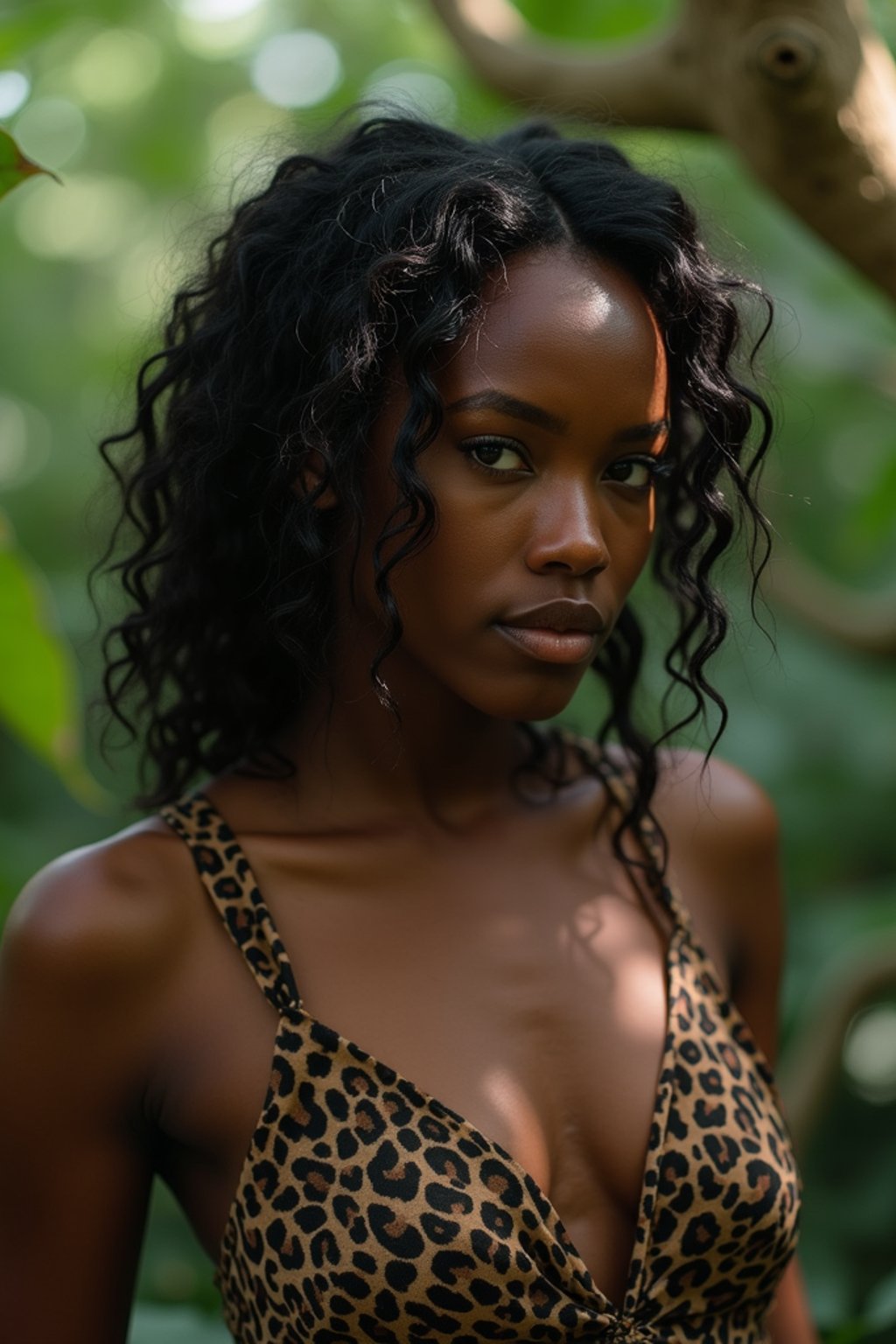 woman in the jungle