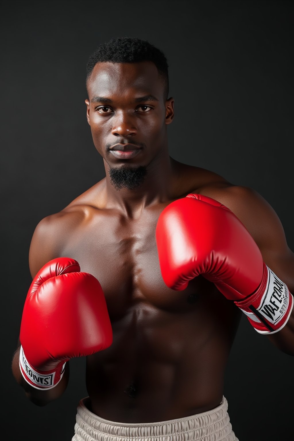 man as a Boxer wearing Boxing Gloves