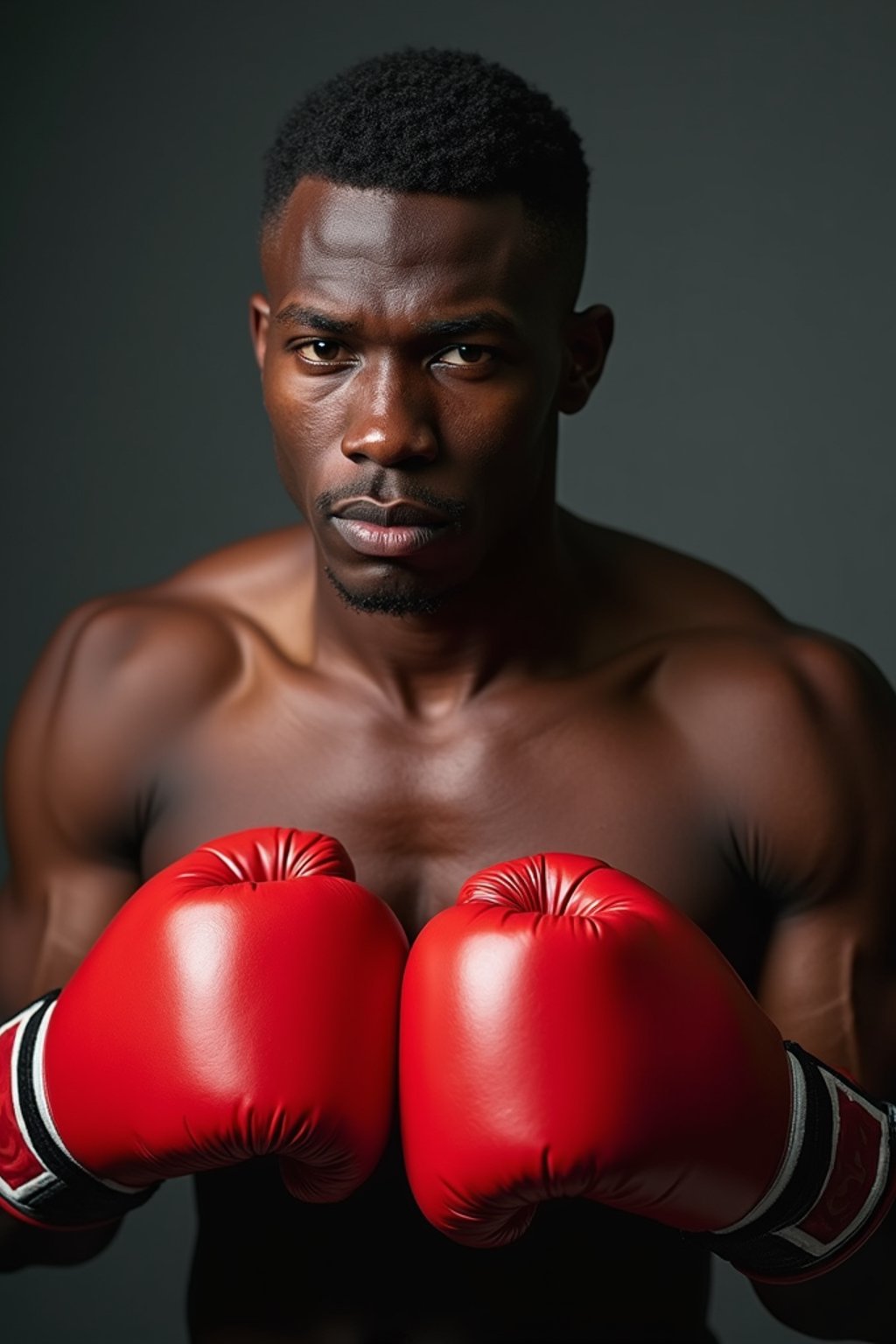 man as a Boxer wearing Boxing Gloves