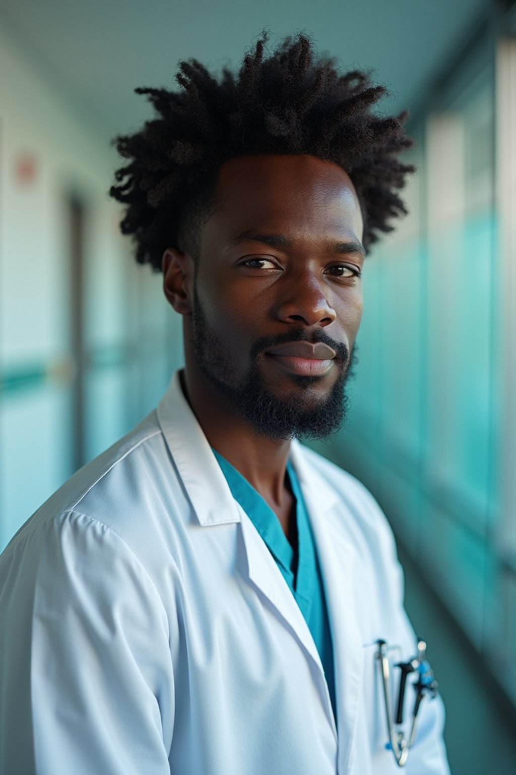 man as a Doctor in Hospital