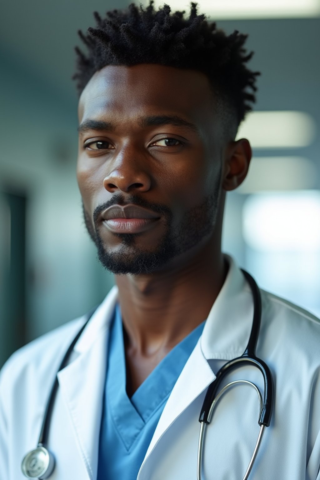 man as a Doctor in Hospital