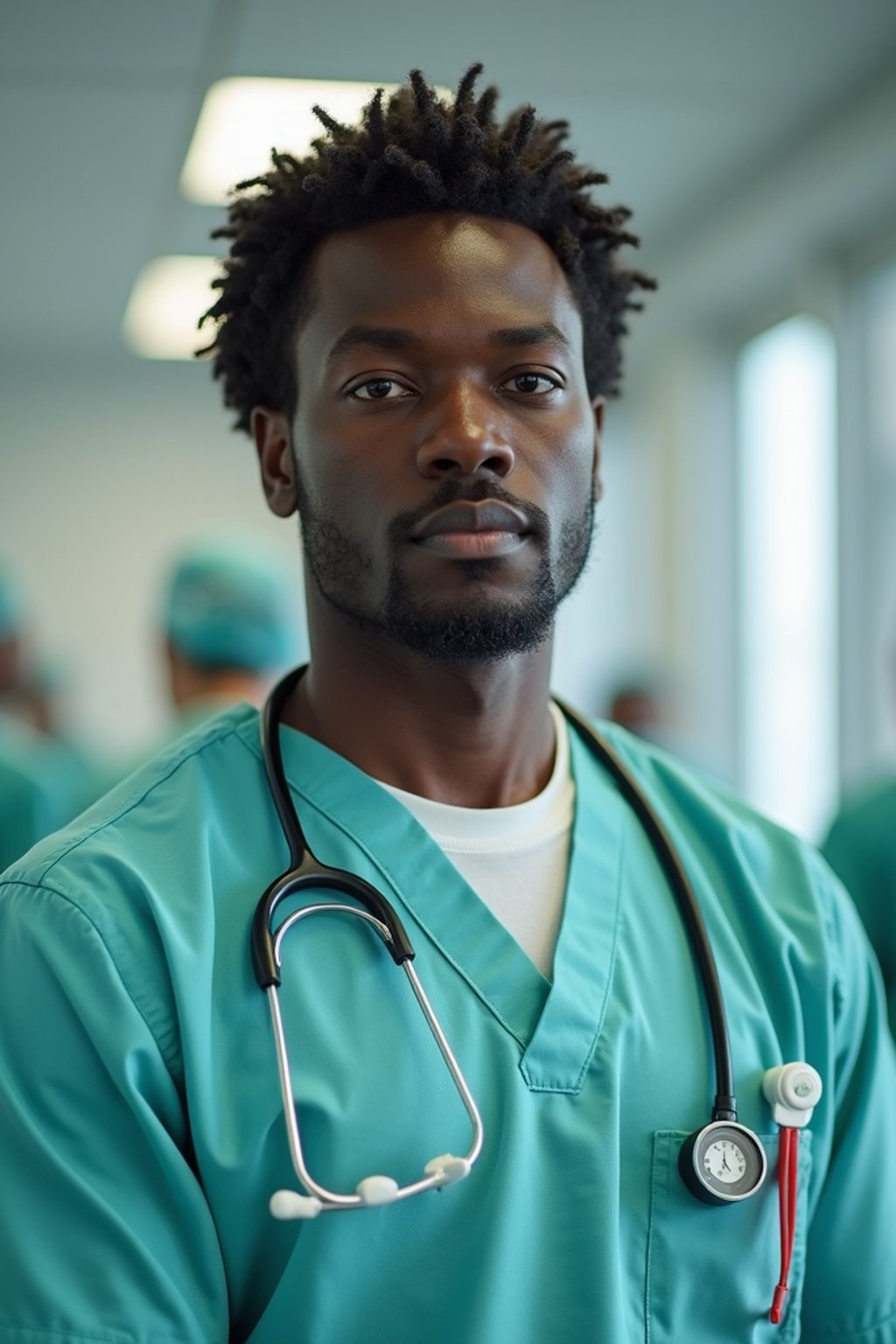 man as a Doctor in Hospital