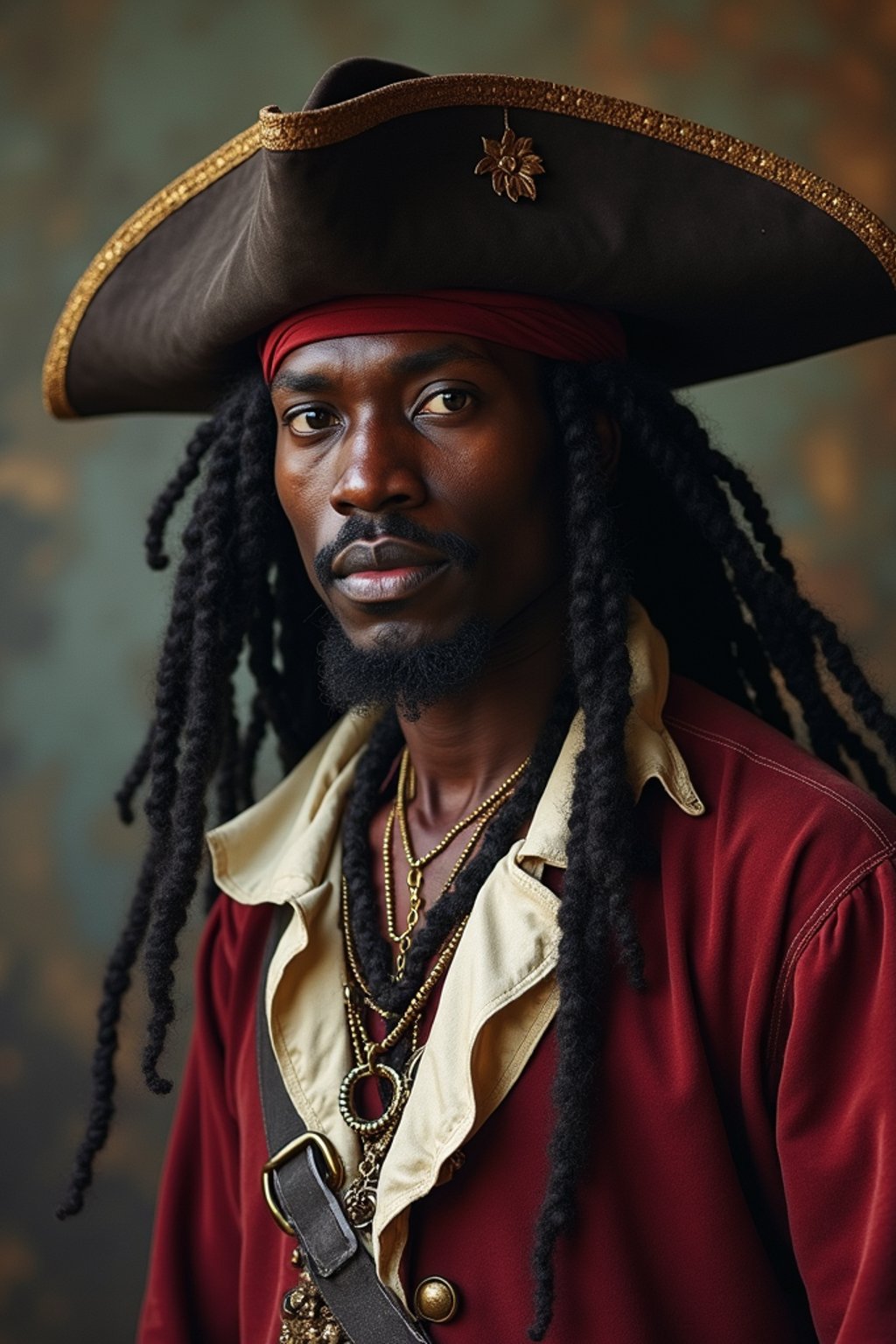 man as a Pirate in the 17th century