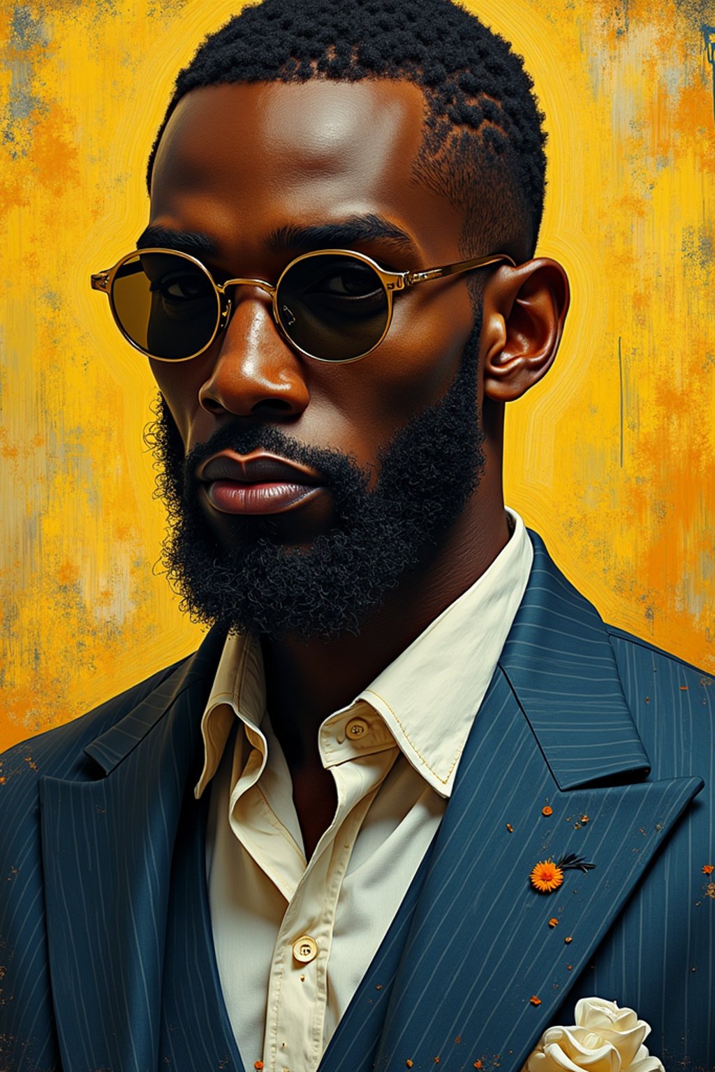 man in style of Van Gogh, elegant, intricate, digital painting, artstation, concept art, smooth, sharp focus, illustration, art by van gogh