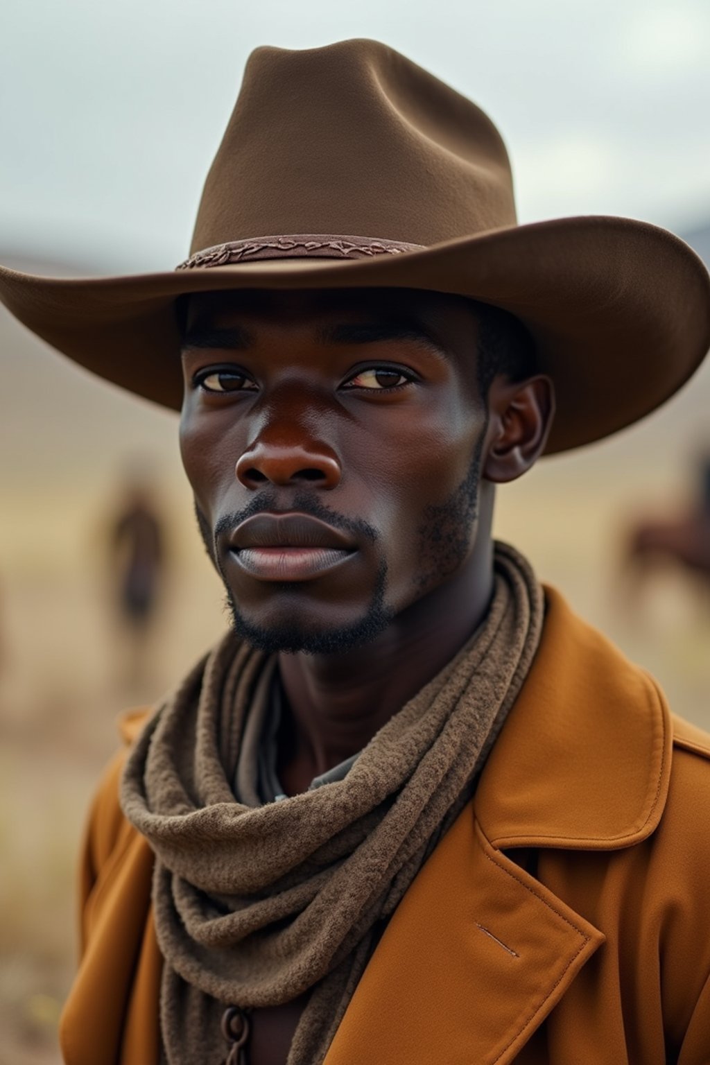 man as Cowboy in the Wild West