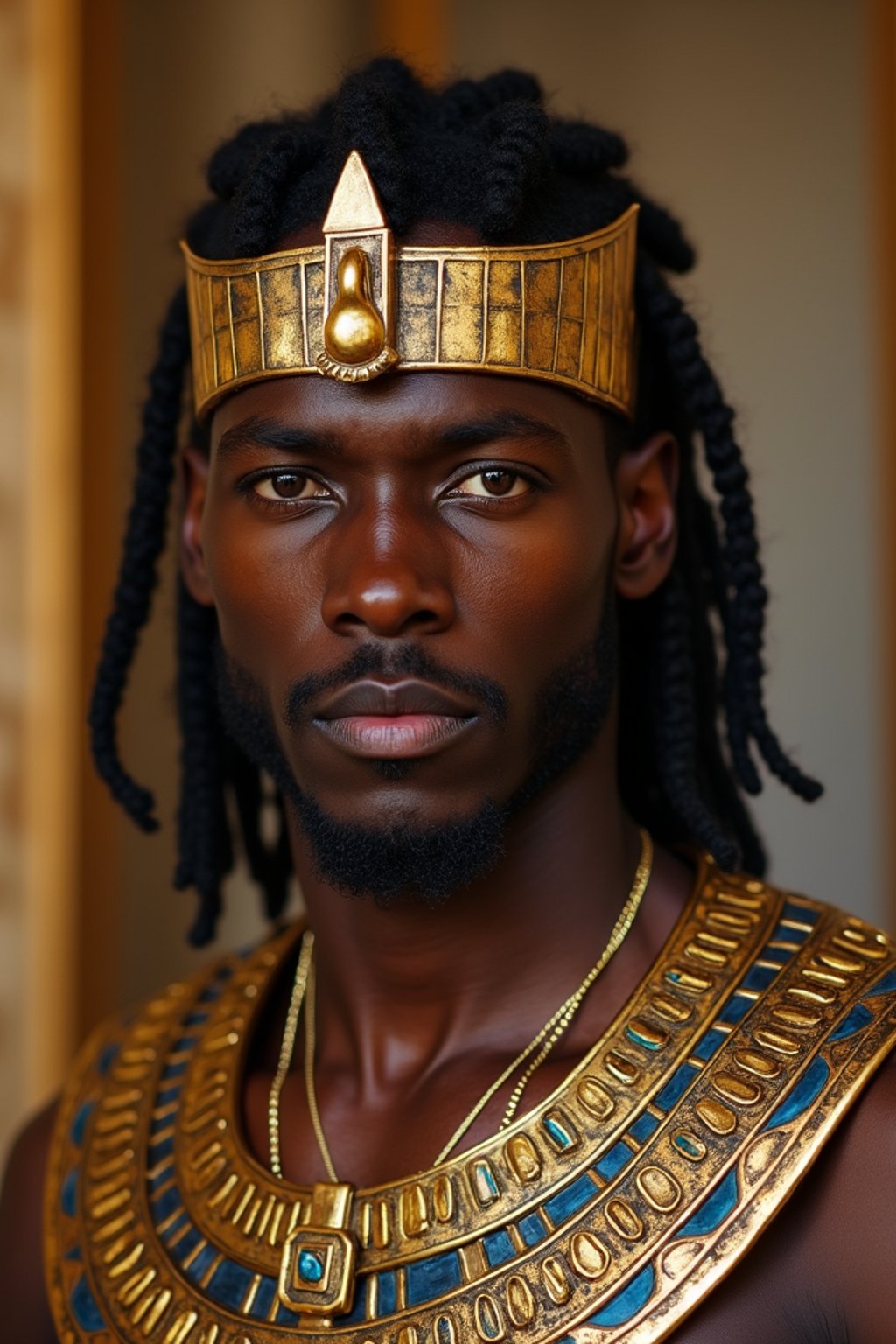 man as Egyptian Pharaoh Emperor