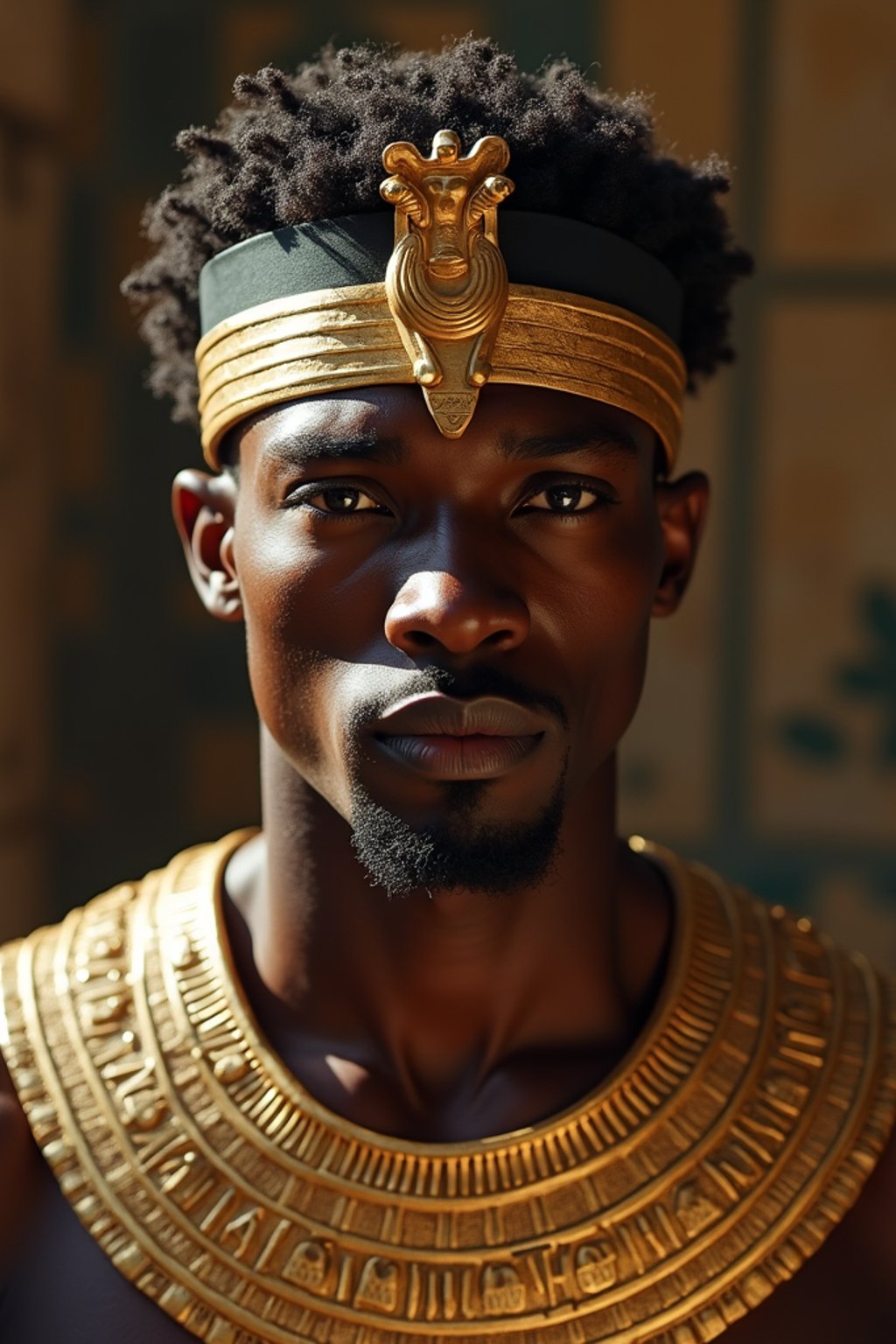 man as Egyptian Pharaoh Emperor