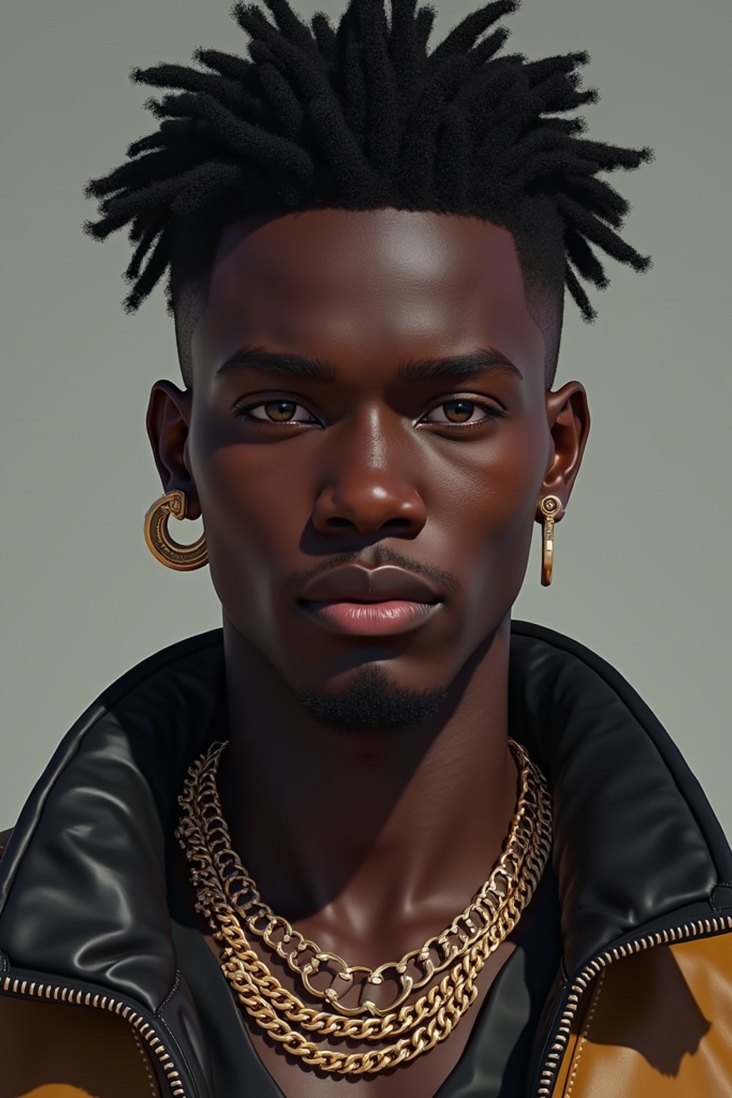 a male man  as a beautiful fashion charming dreamlike man with lv jewelry, character art, art by artgerm lau and wlop and and ilya kuvshinov and john singer sargent, hyperdetailed, 8 k realistic, symmetrical, frostbite 3 engine, cryengine, dof, trending on artstation, digital art