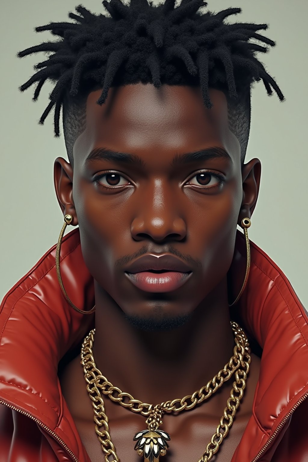 a male man  as a beautiful fashion charming dreamlike man with lv jewelry, character art, art by artgerm lau and wlop and and ilya kuvshinov and john singer sargent, hyperdetailed, 8 k realistic, symmetrical, frostbite 3 engine, cryengine, dof, trending on artstation, digital art