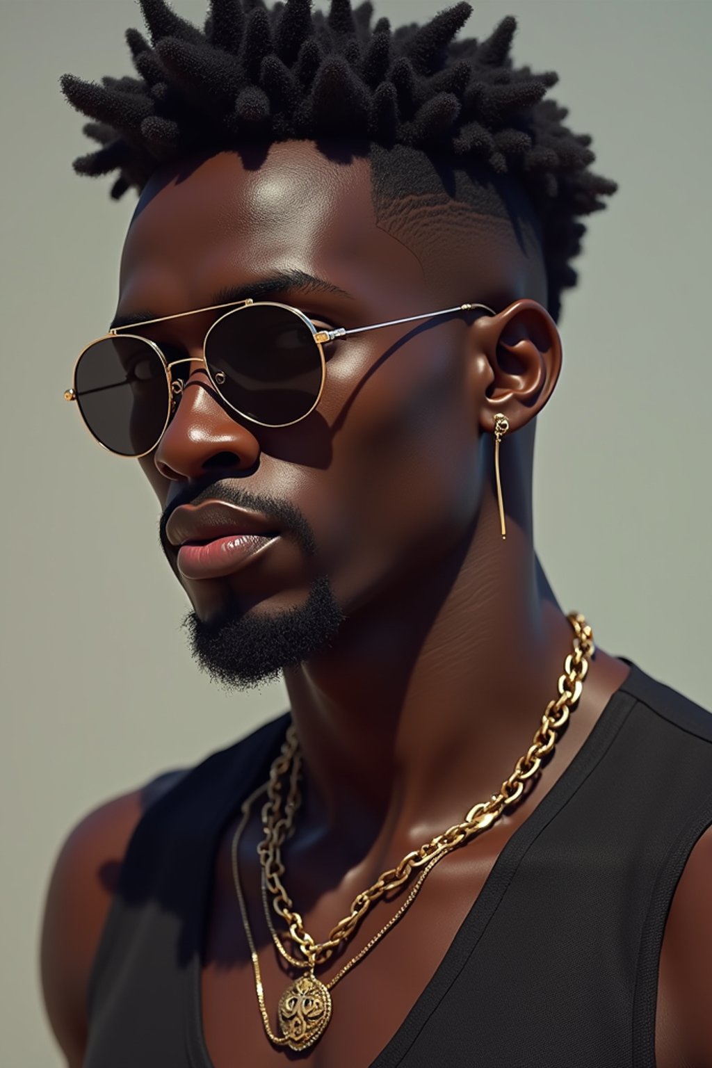 a male man  as a beautiful fashion charming dreamlike man with lv jewelry, character art, art by artgerm lau and wlop and and ilya kuvshinov and john singer sargent, hyperdetailed, 8 k realistic, symmetrical, frostbite 3 engine, cryengine, dof, trending on artstation, digital art