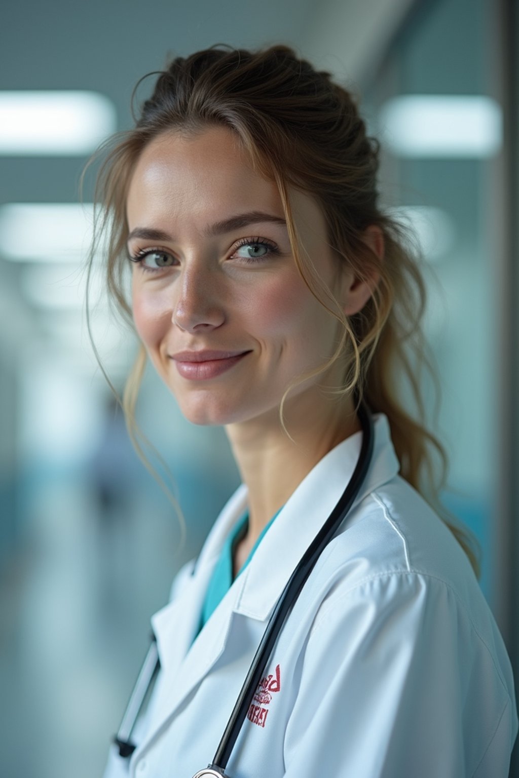 woman as a Doctor in Hospital