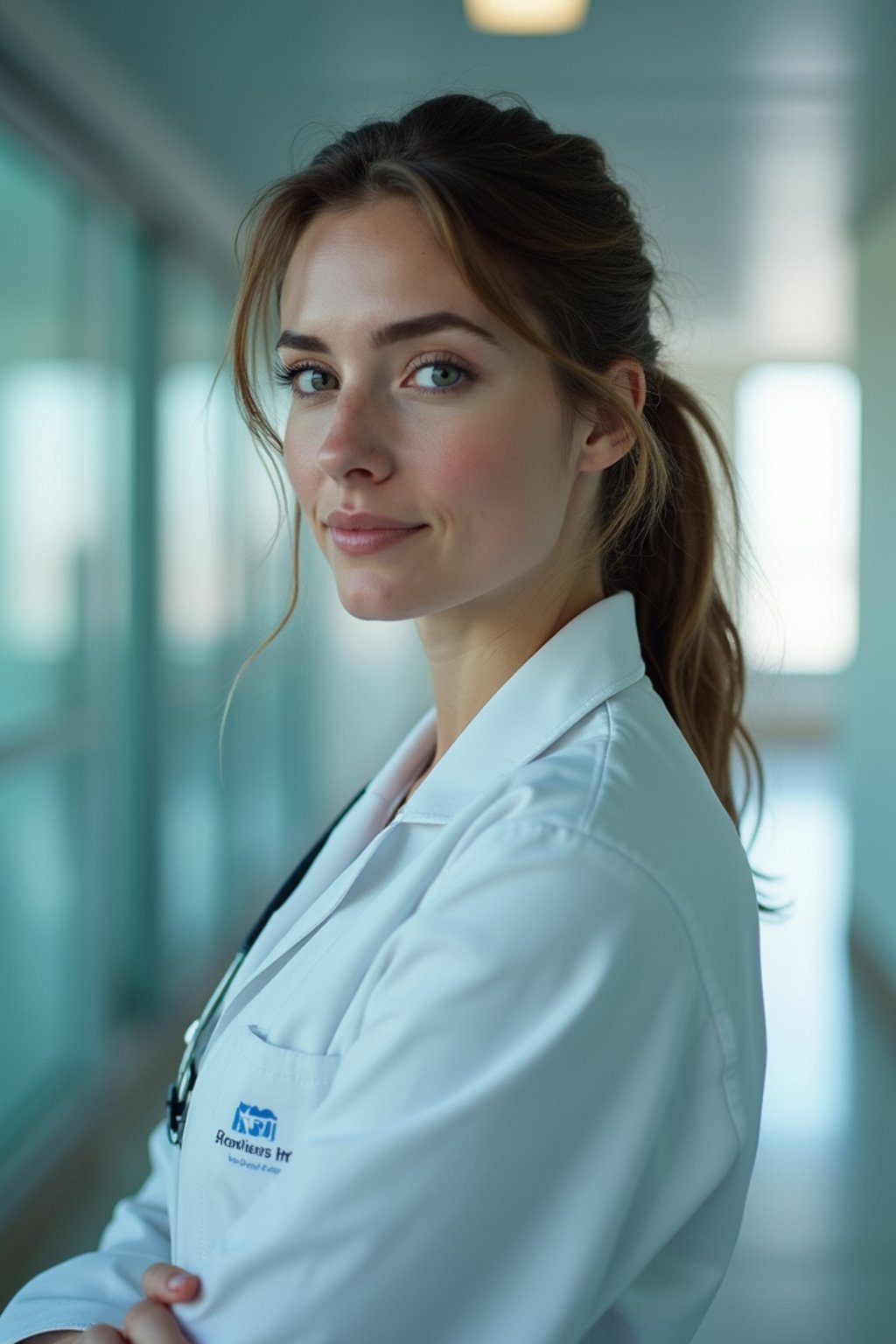 woman as a Doctor in Hospital