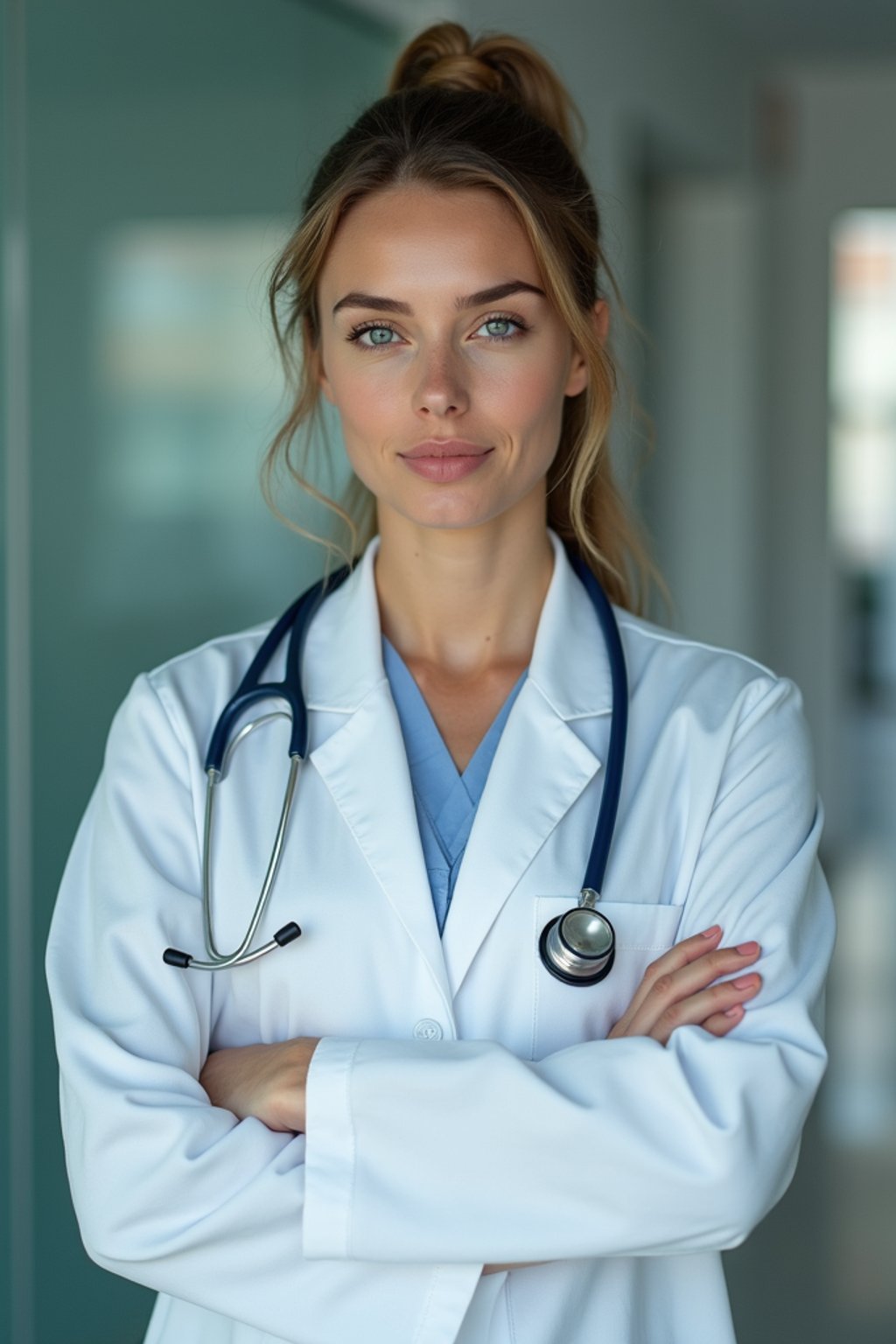 woman as a Doctor in Hospital