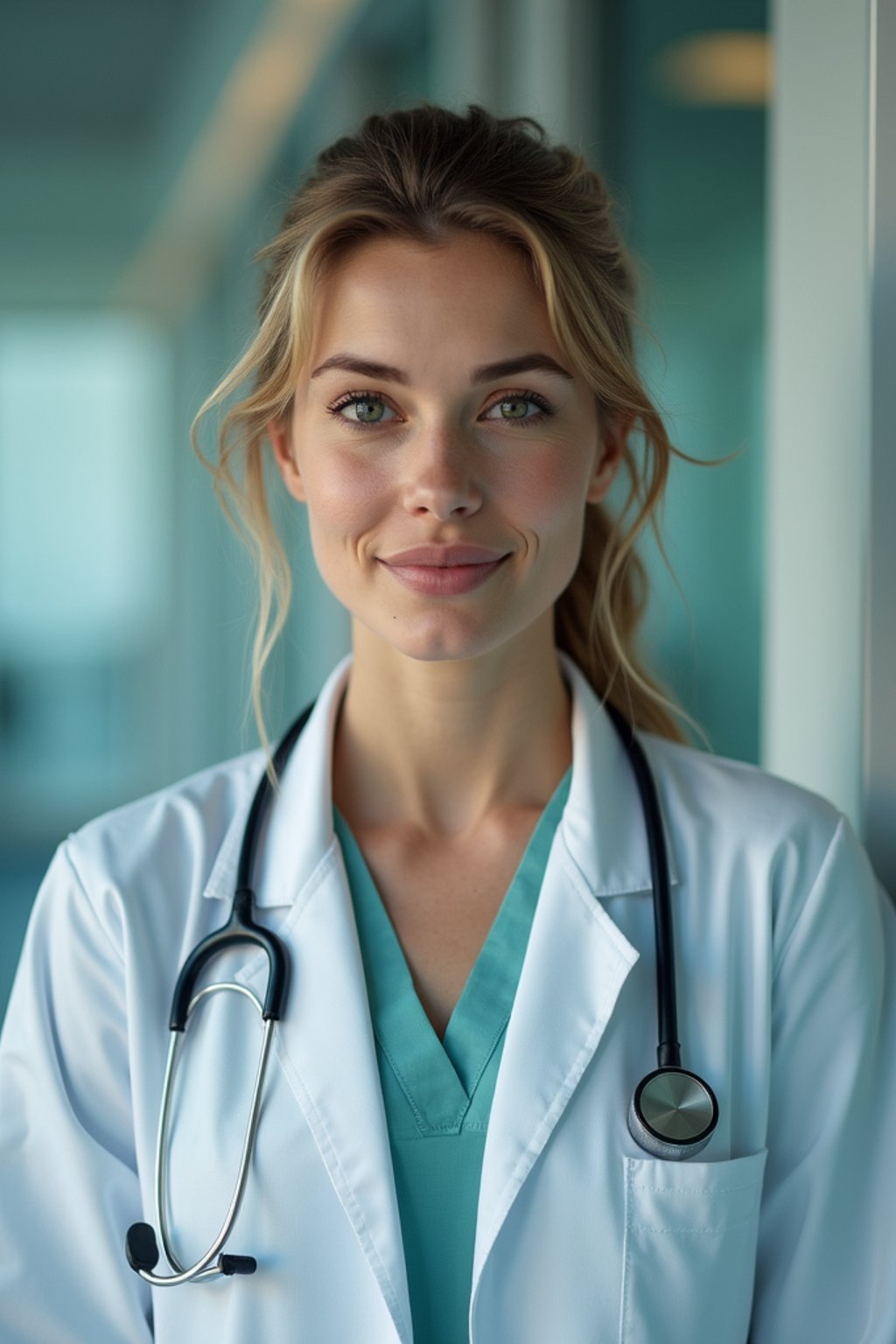 woman as a Doctor in Hospital