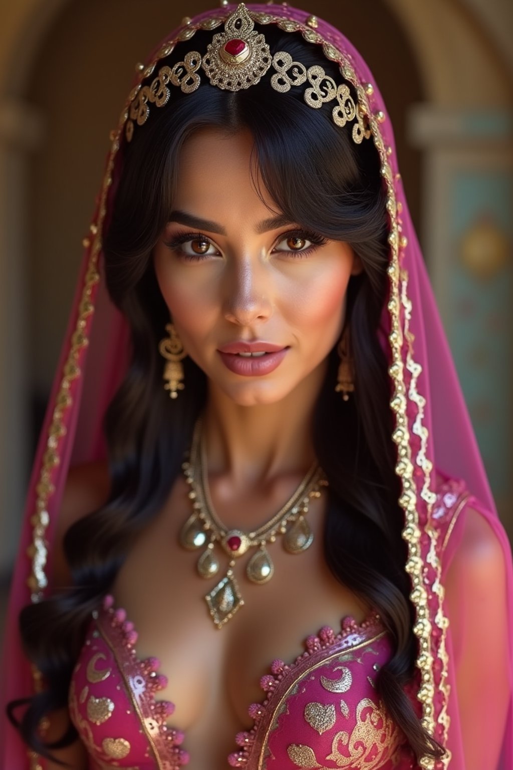 woman as Aladdin  princess from Disney