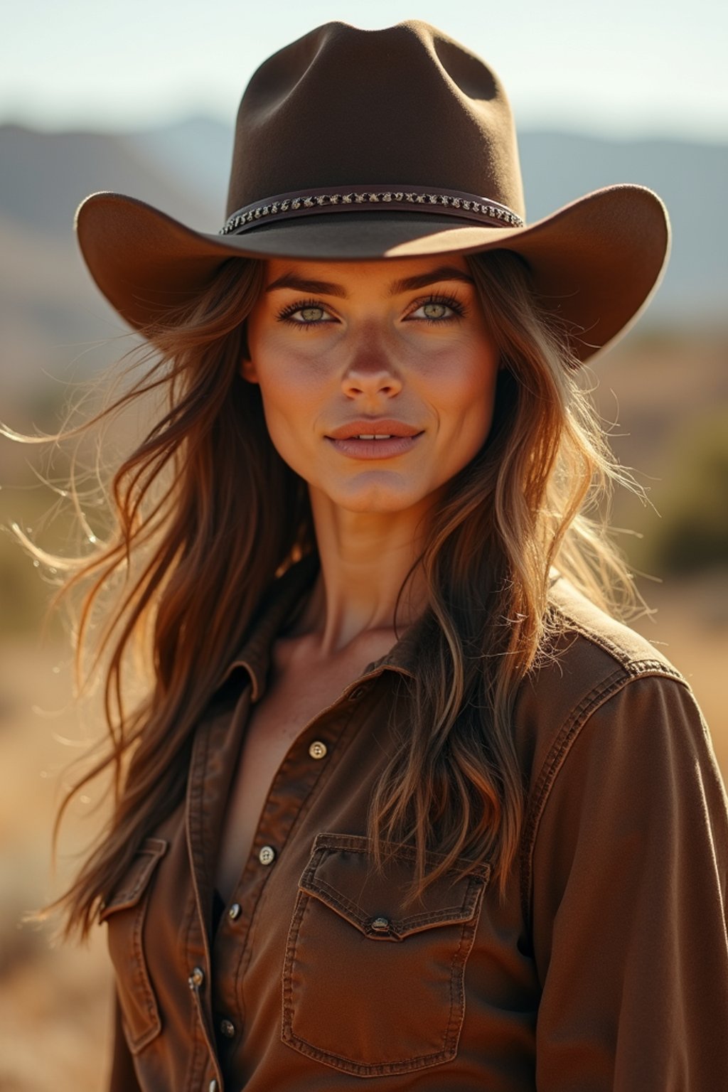 woman as Cowboy in the Wild West