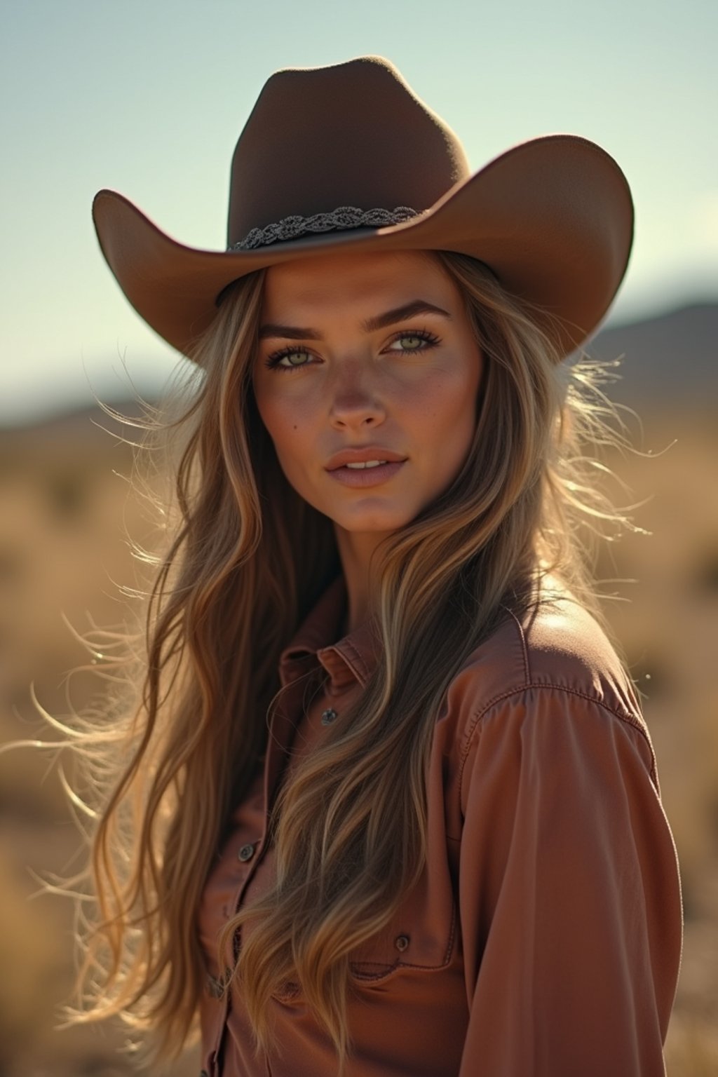 woman as Cowboy in the Wild West