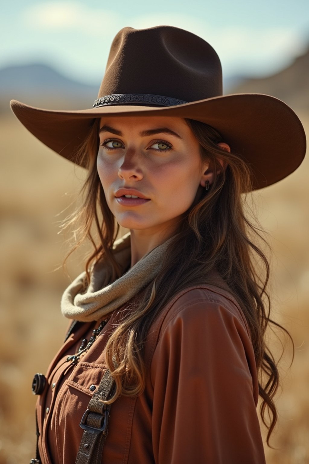 woman as Cowboy in the Wild West