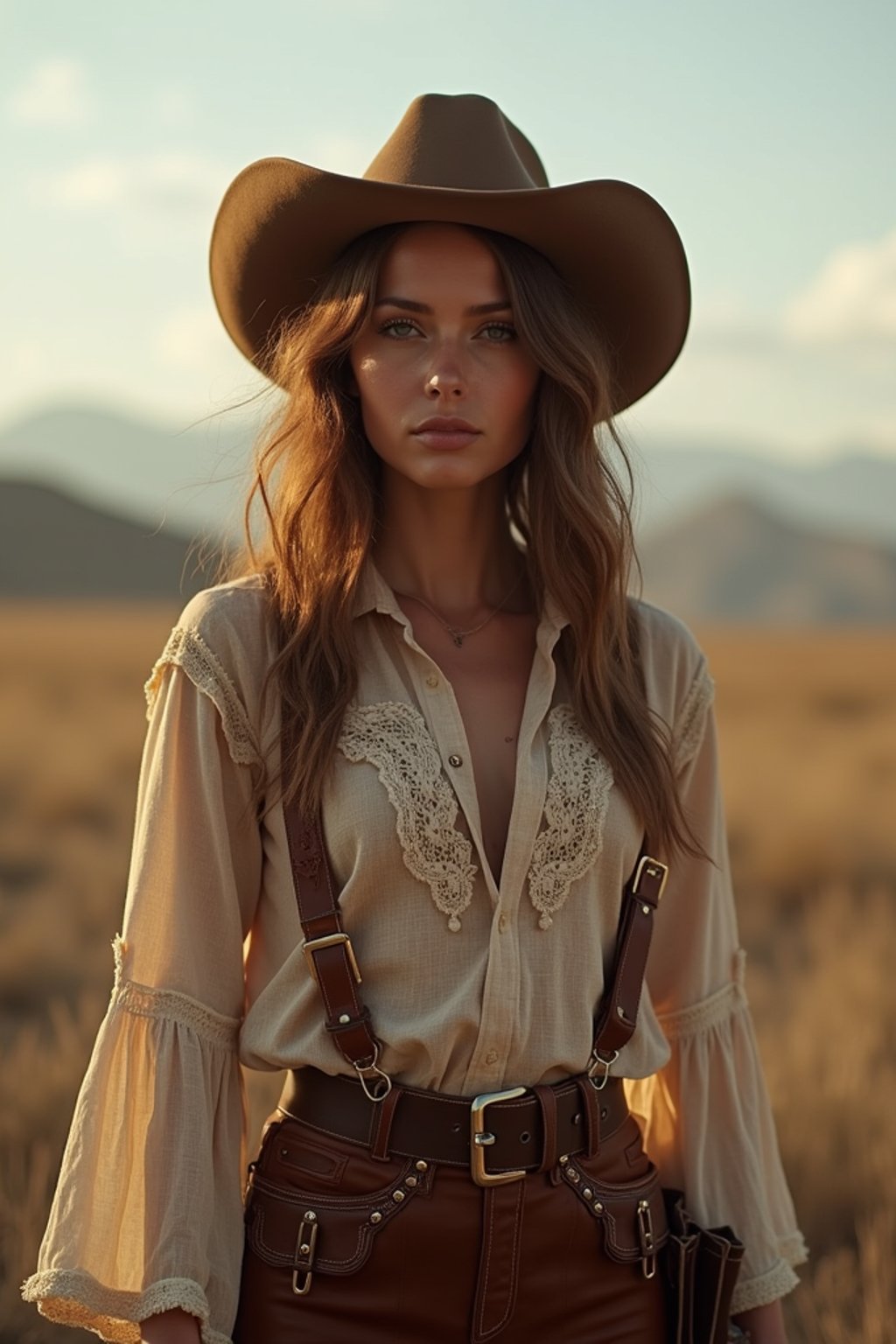 woman as Cowboy in the Wild West