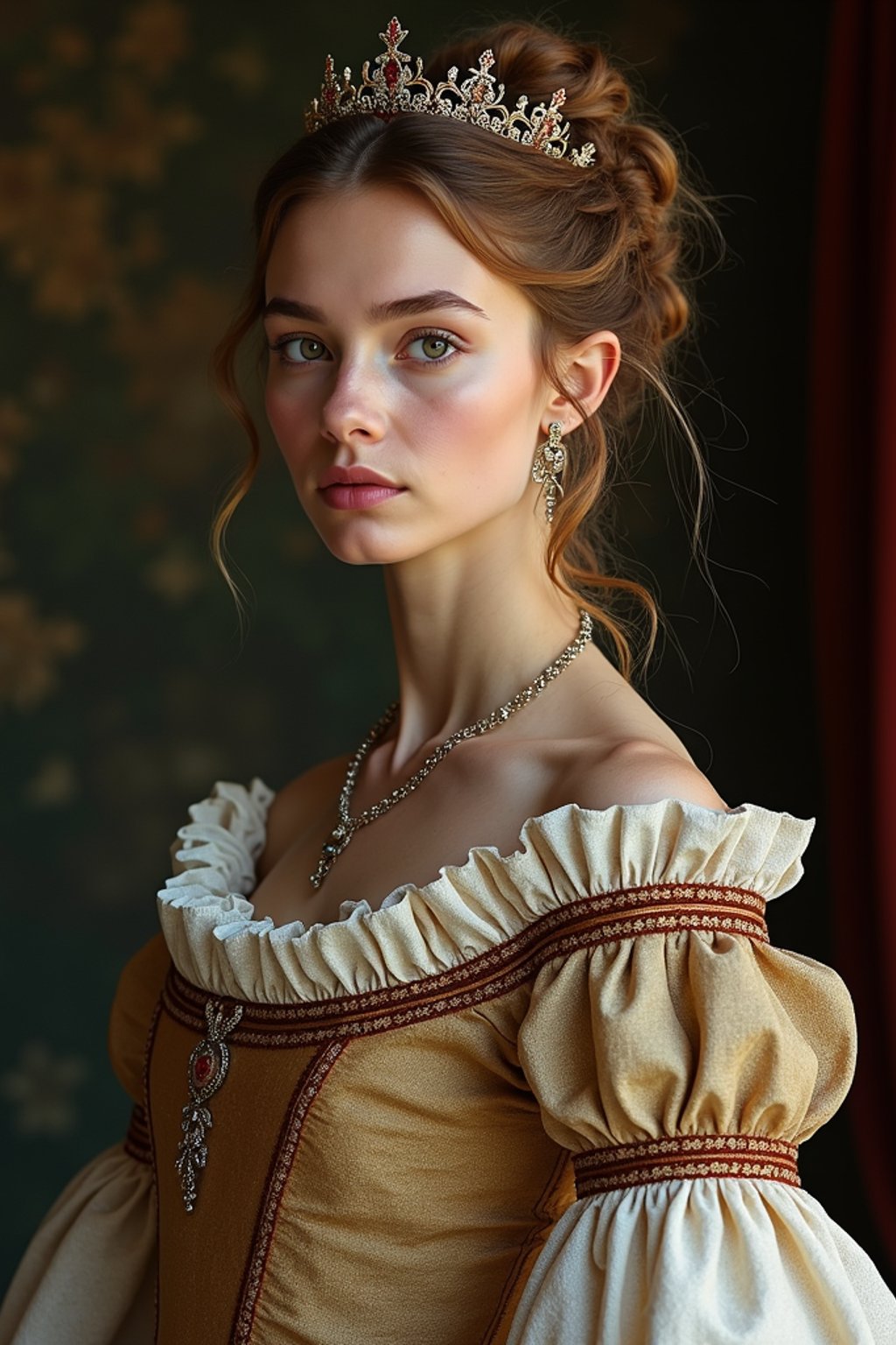 woman as 17th Century French  Queen