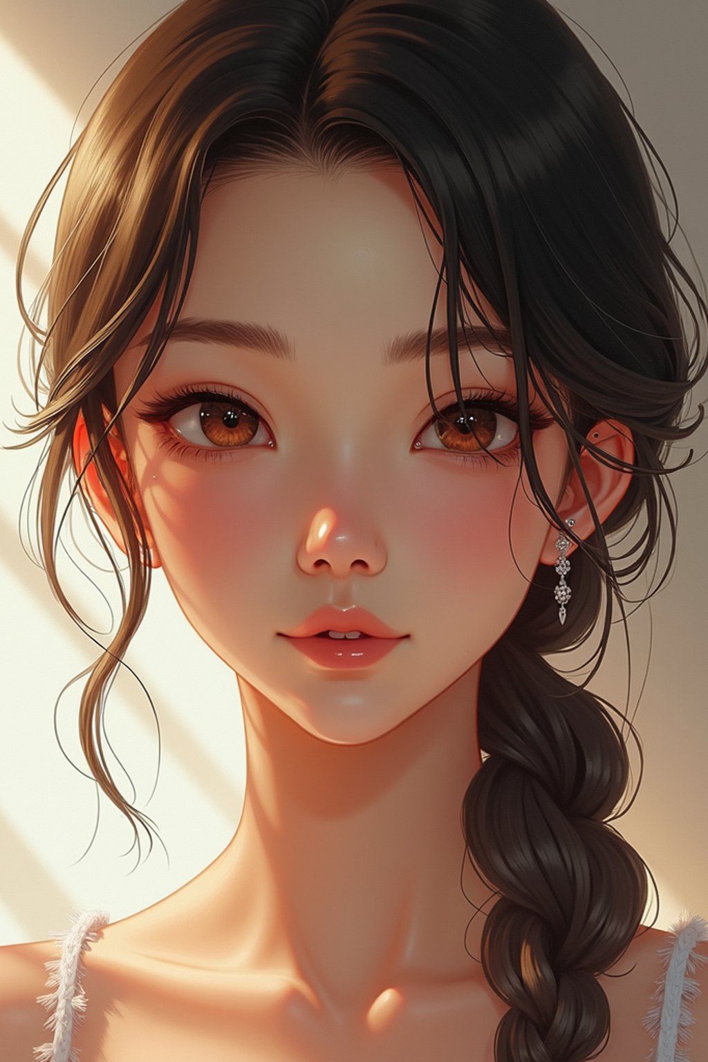 woman as concept art of a Ghibli anime illustration | | anime anime anime anime anime anime, cute - fine - face, pretty face, realistic shaded perfect face, fine details in the style of Ghibli Studios. by stanley artgerm lau, wlop, rossdraws, james jean, andrei riabovitchev, marc simonetti, and sakimichan, trending on artstation