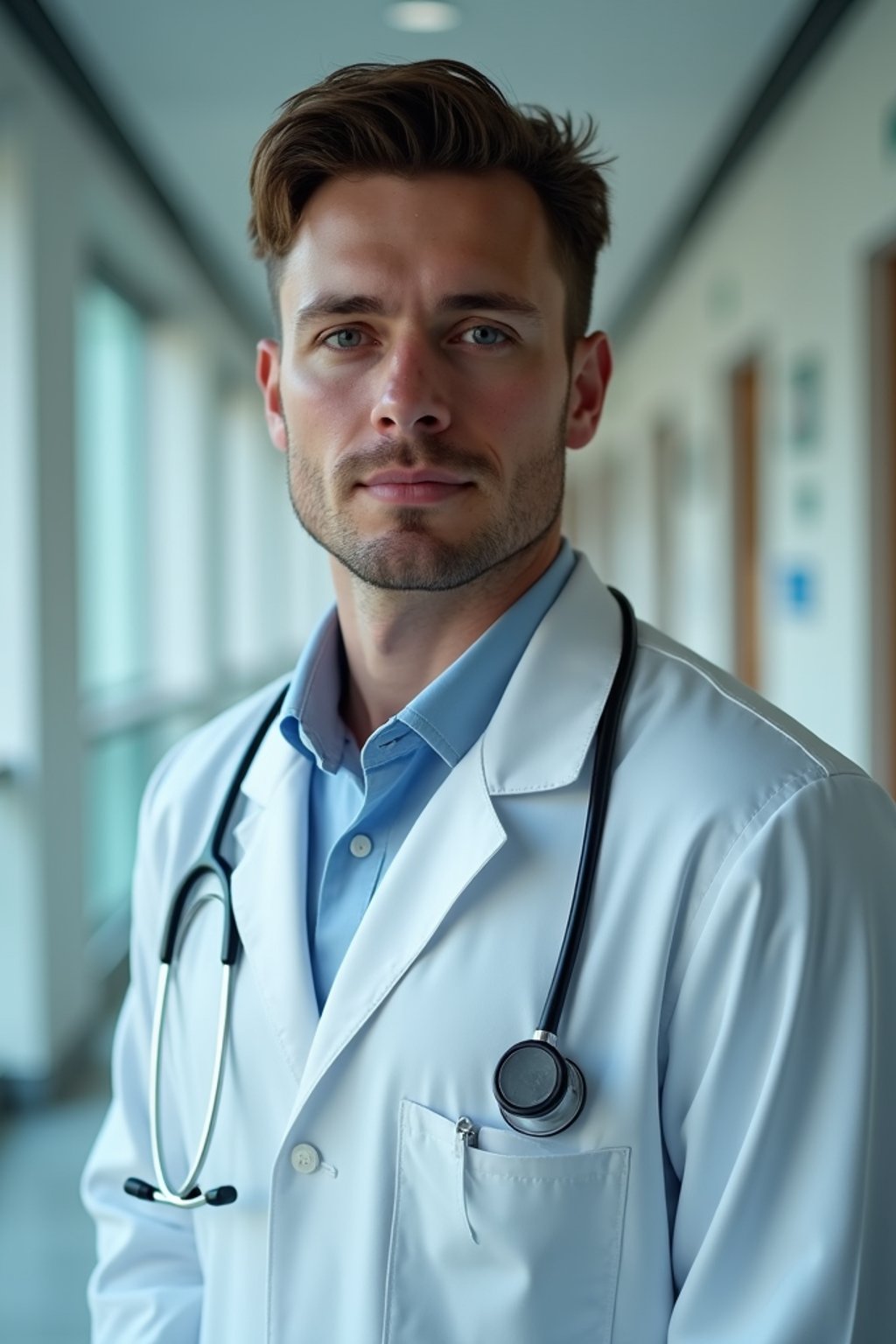 man as a Doctor in Hospital