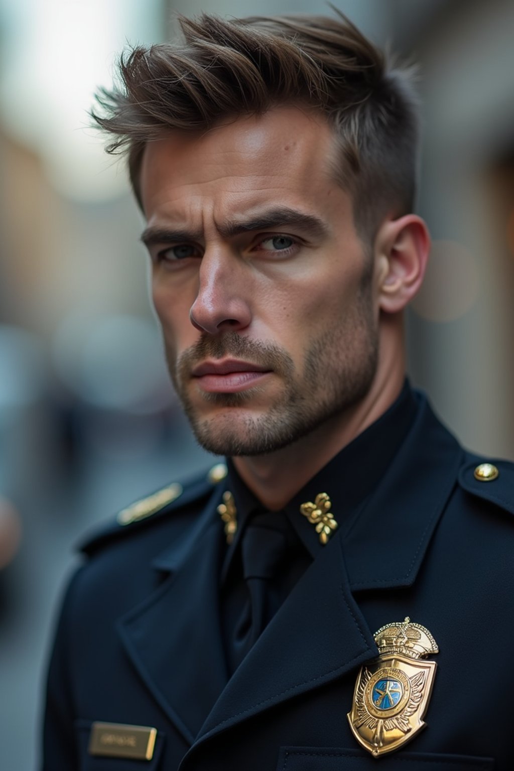 man as a Police Officer