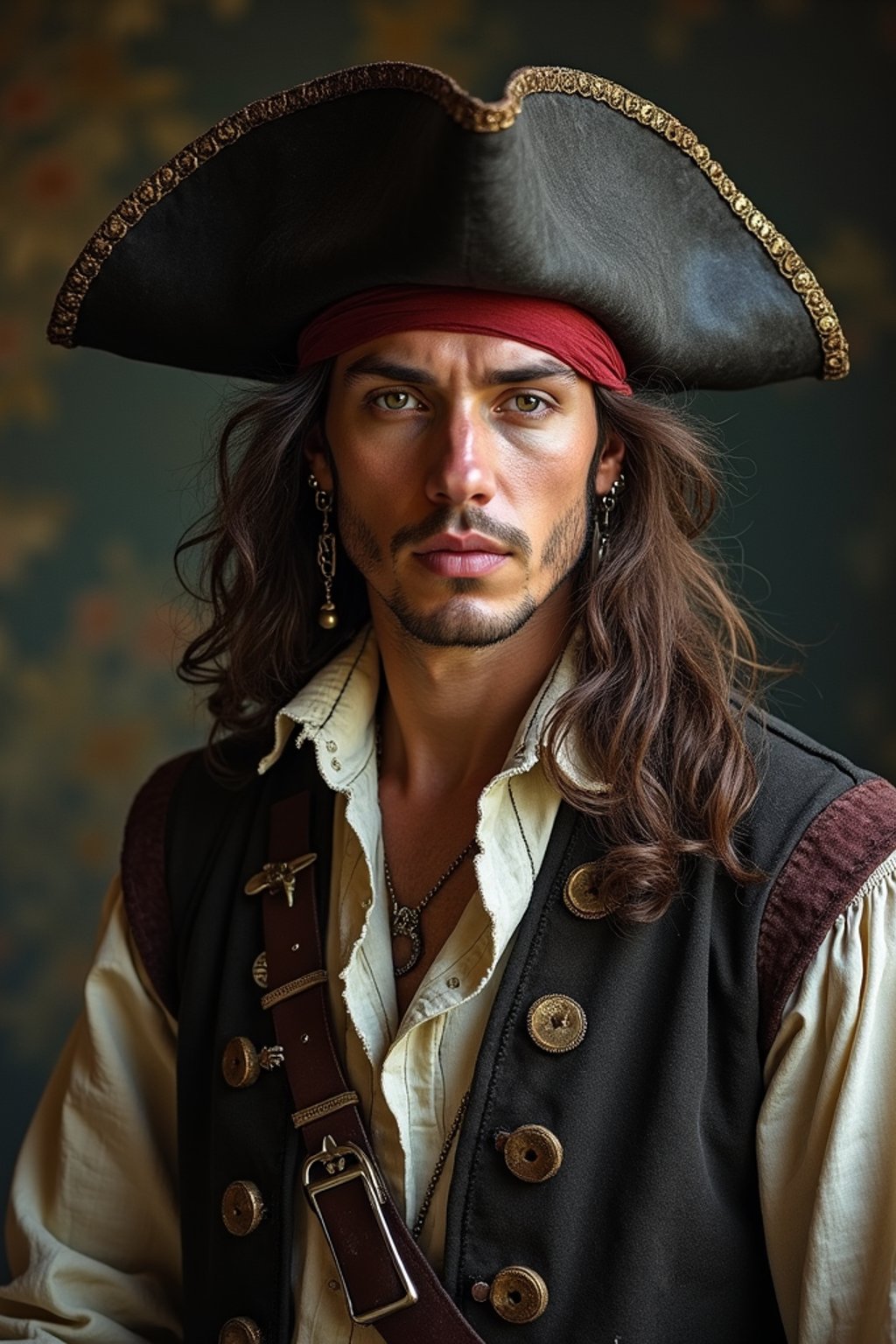 man as a Pirate in the 17th century