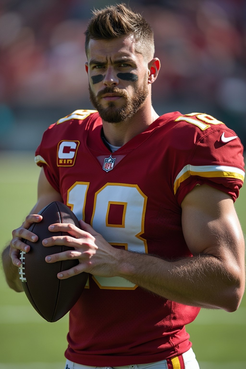 man as American Football Player in the NFL