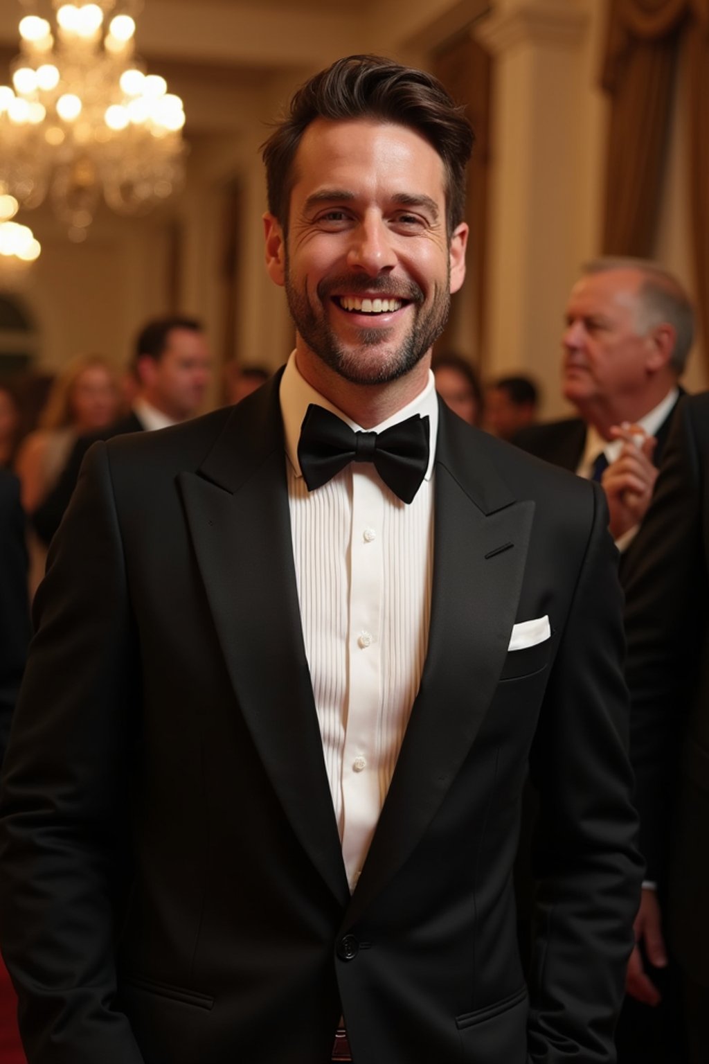 man in tuxedo  at Met Gala