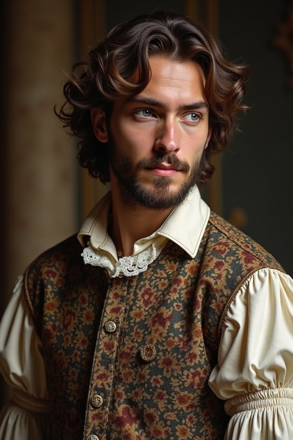 man as 17th Century French King