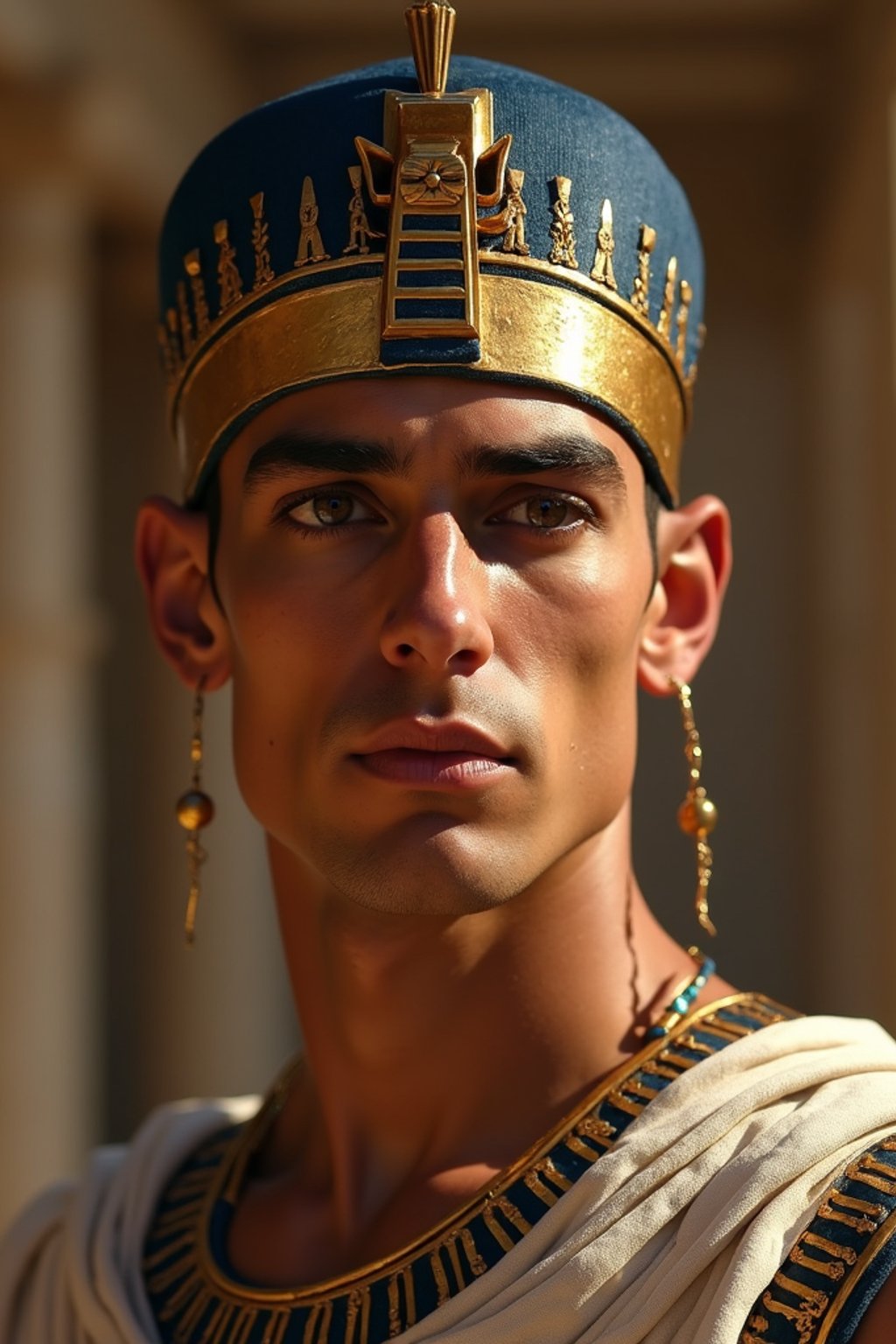 man as Egyptian Pharaoh Emperor