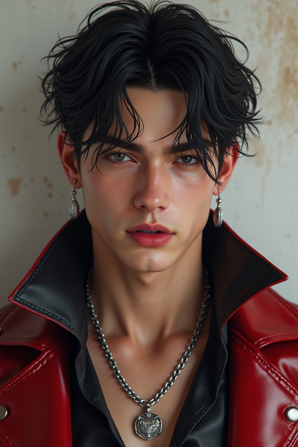 a male man  as a beautiful fashion charming dreamlike man with lv jewelry, character art, art by artgerm lau and wlop and and ilya kuvshinov and john singer sargent, hyperdetailed, 8 k realistic, symmetrical, frostbite 3 engine, cryengine, dof, trending on artstation, digital art