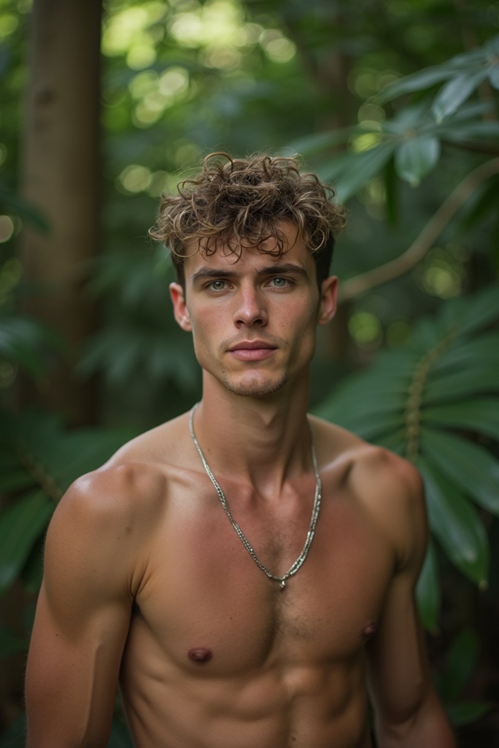 man in the jungle