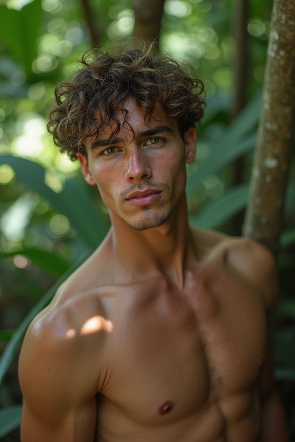 man in the jungle